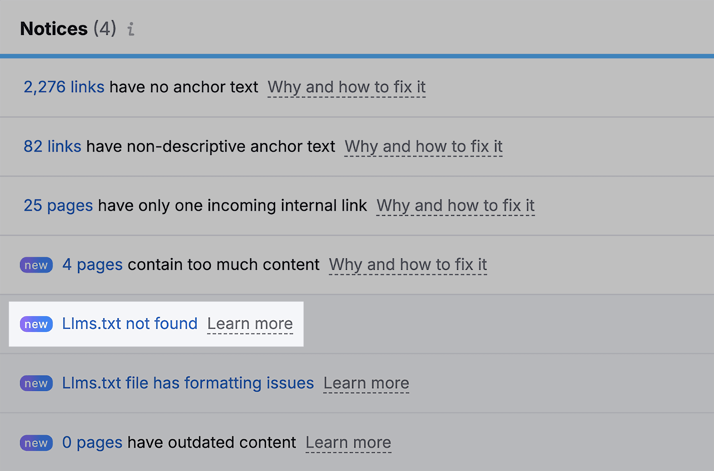 Semrush – Site Audit – Verify the file