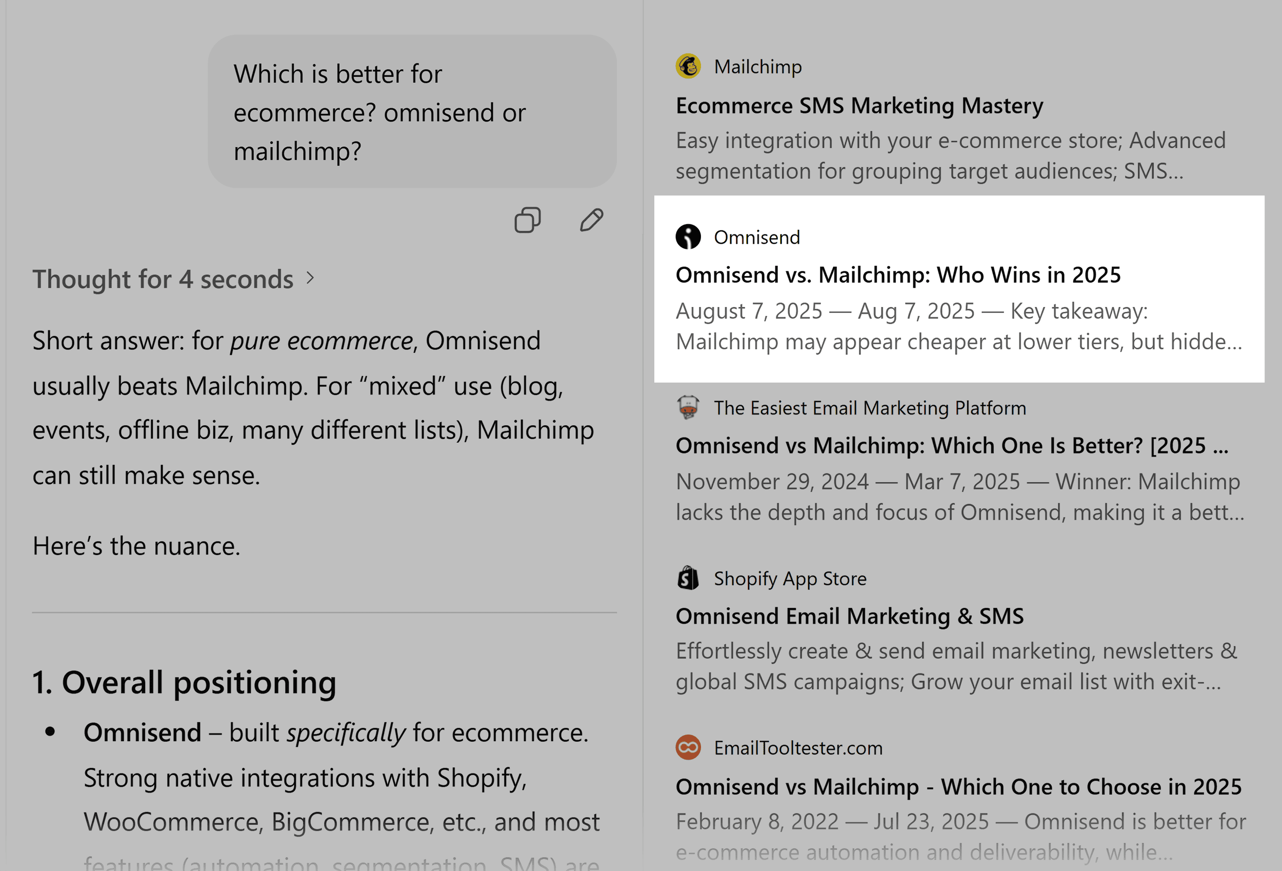 ChatGPT – Omnisend source