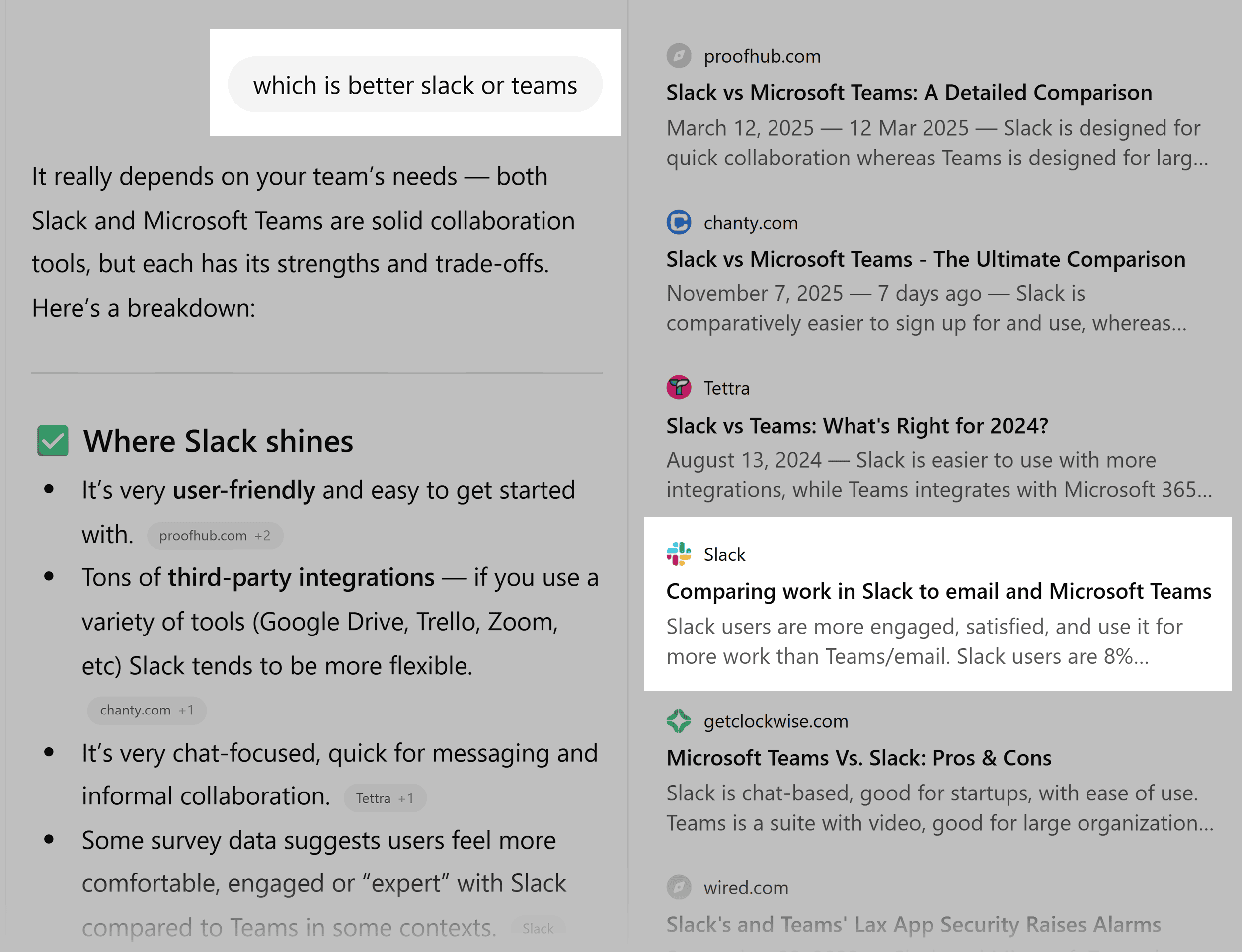 ChatGPT – Which is better Slack or Teams