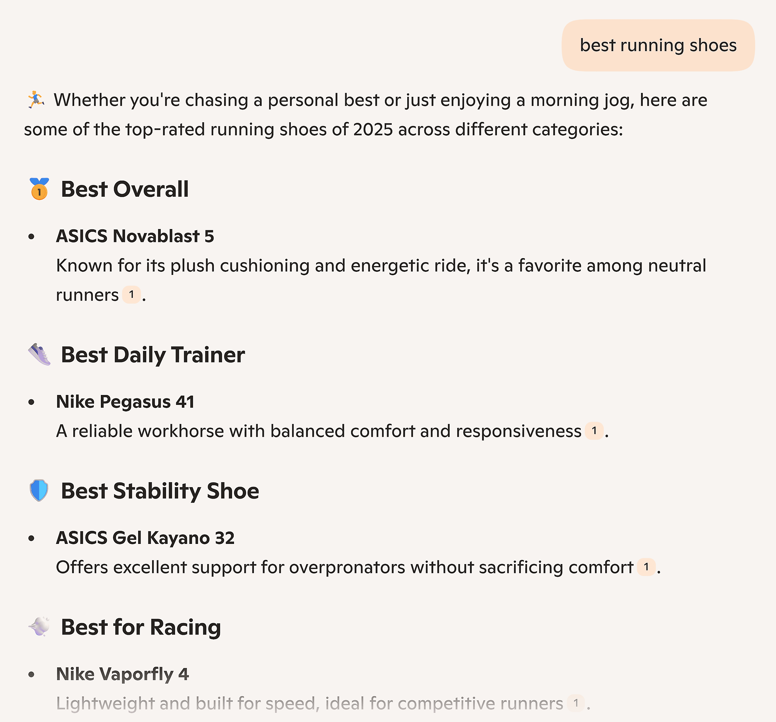Copilot Microsoft – Best running shoes Copilot Microsoft – Best running shoes
