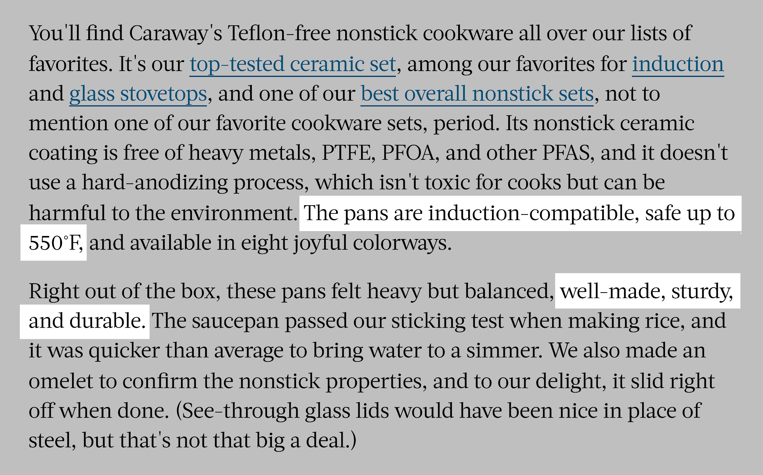 Food & Wine – Attributes ChatGPT used in its recommendation Food & Wine – Attributes ChatGPT used in its recommendation