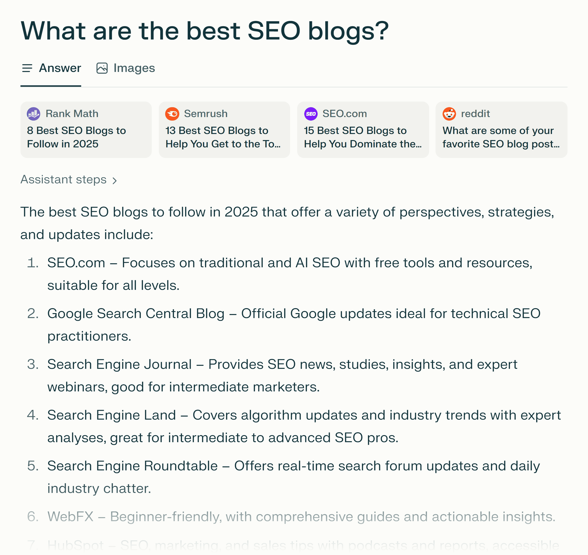 Perplexity – What are the best SEO blogs Perplexity – What are the best SEO blogs