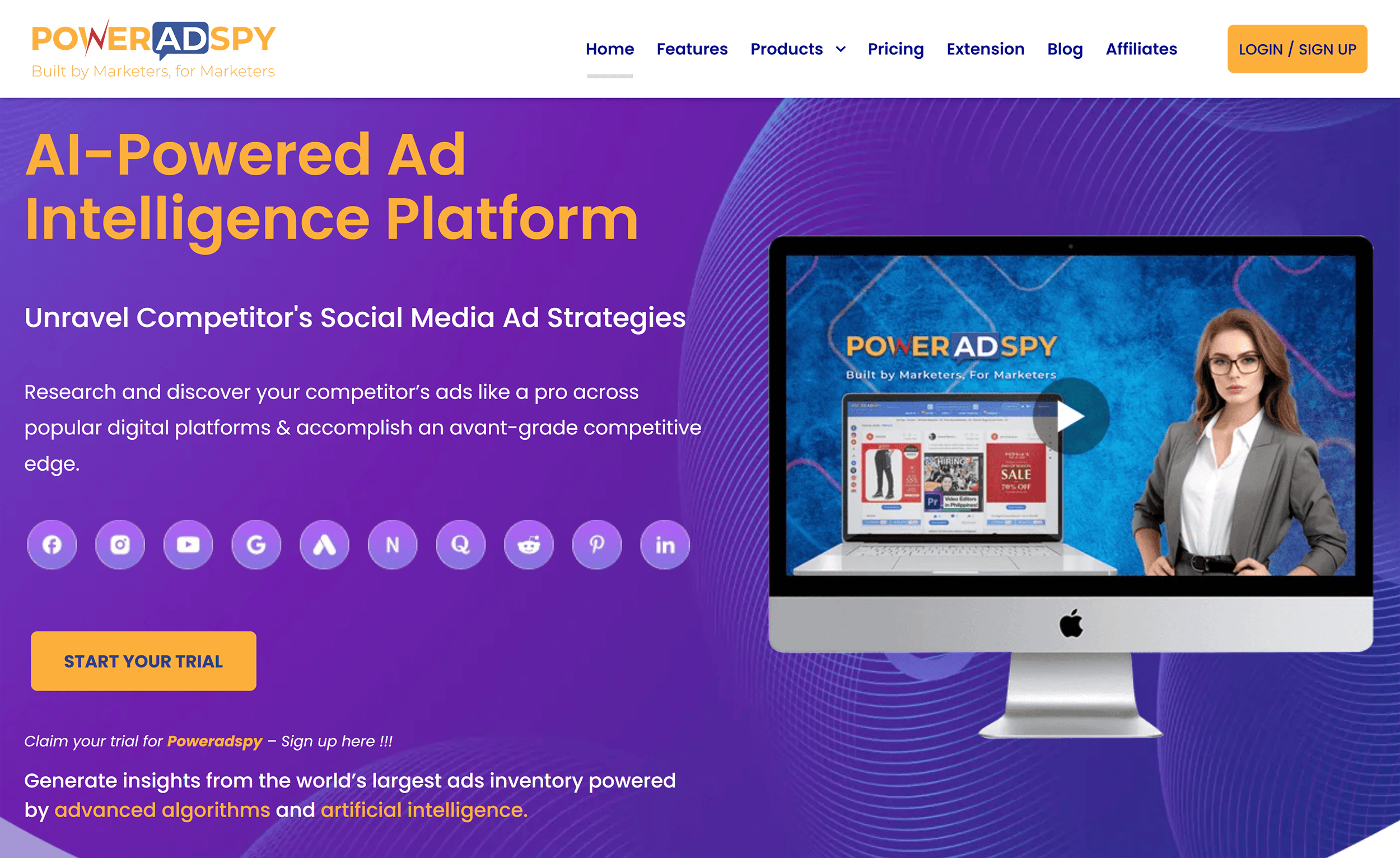 PowerAdSpy – Homepage PowerAdSpy – Homepage
