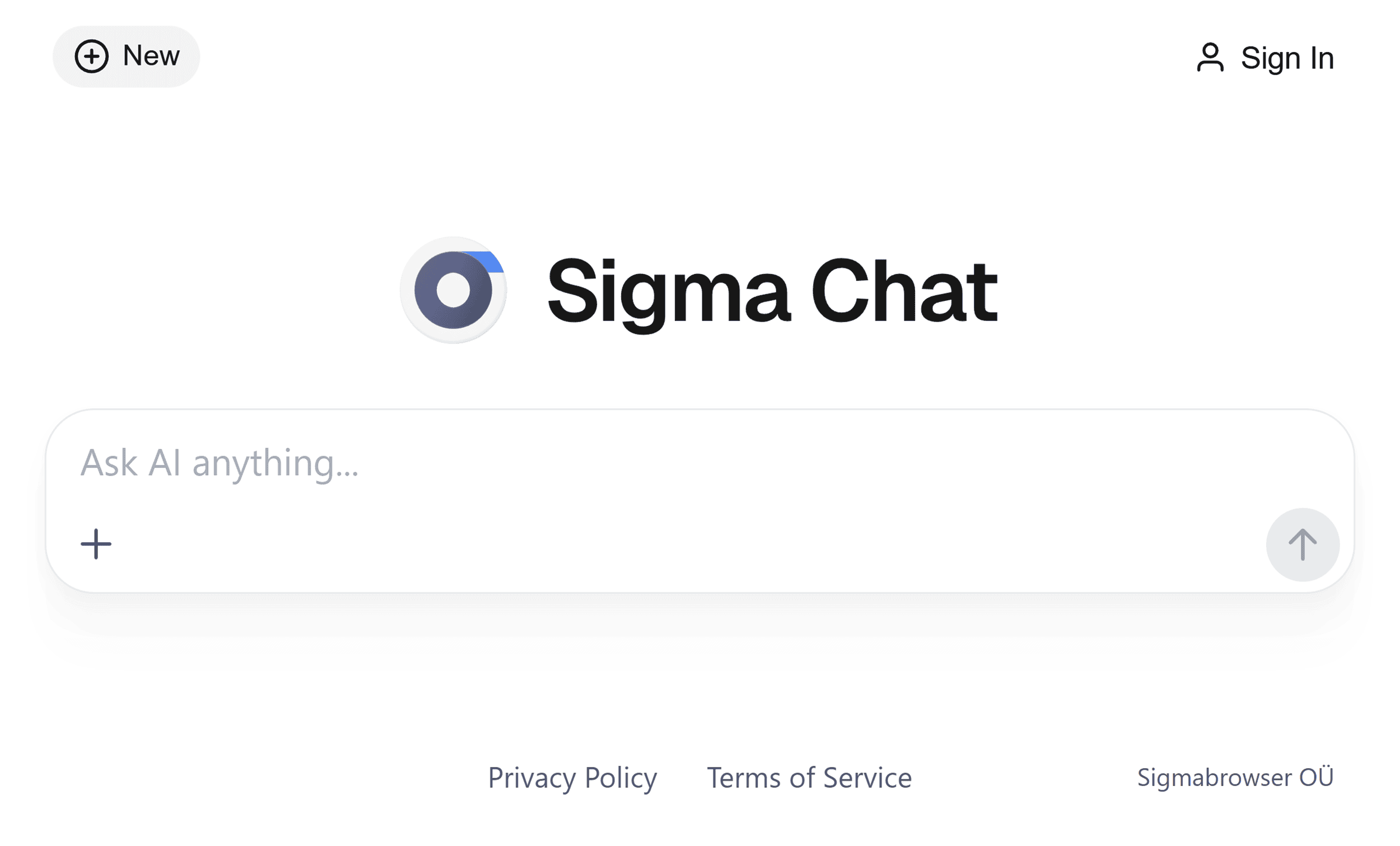 Sigma Chat – Homepage Sigma Chat – Homepage