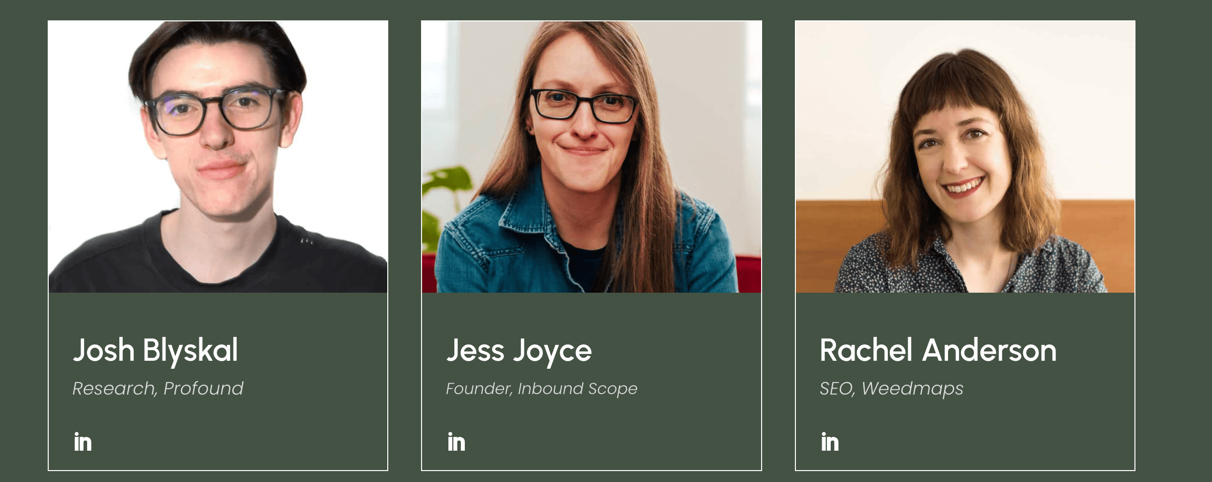 TechSEO Connect Speakers