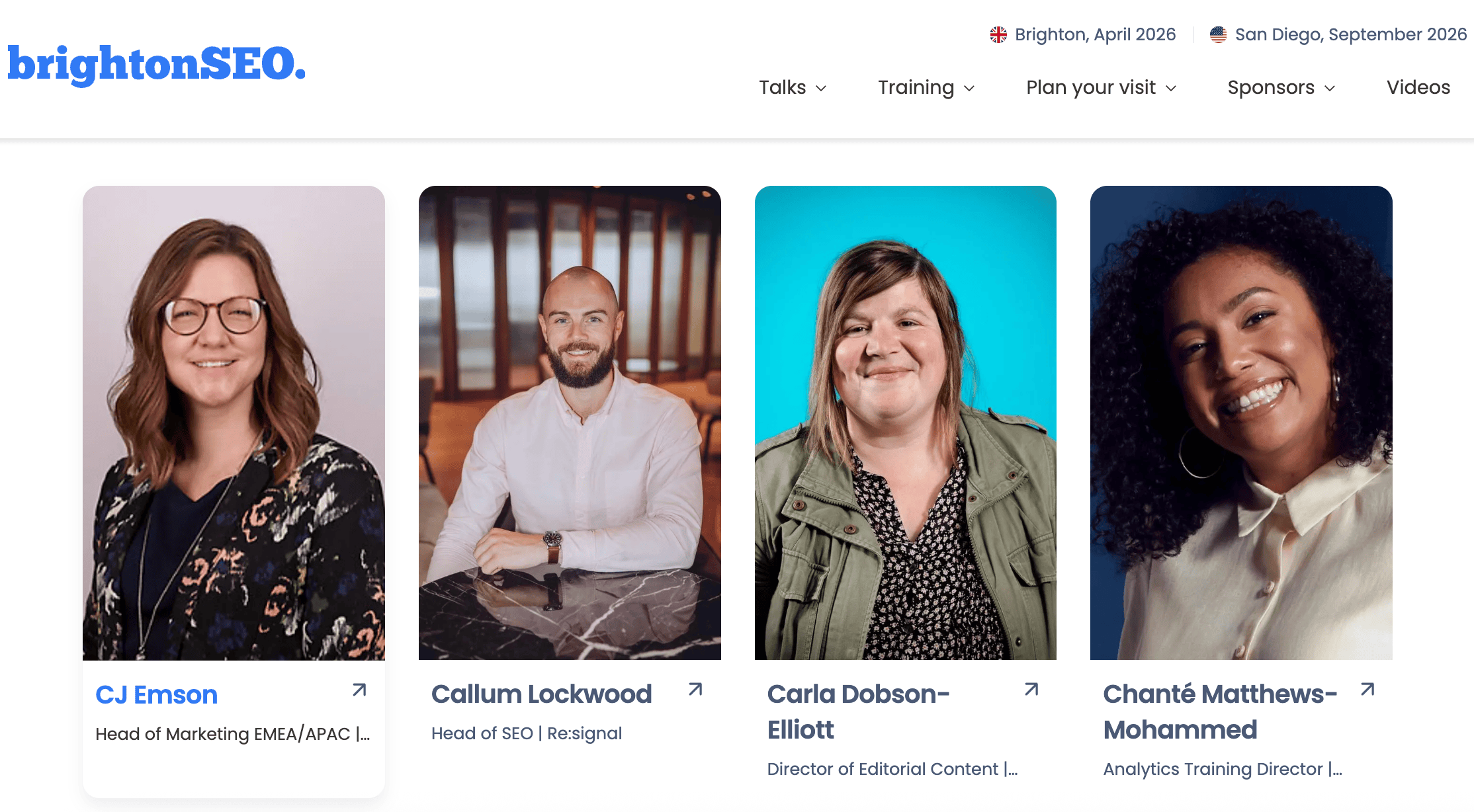 brightonSEO 2025 UK Speakers