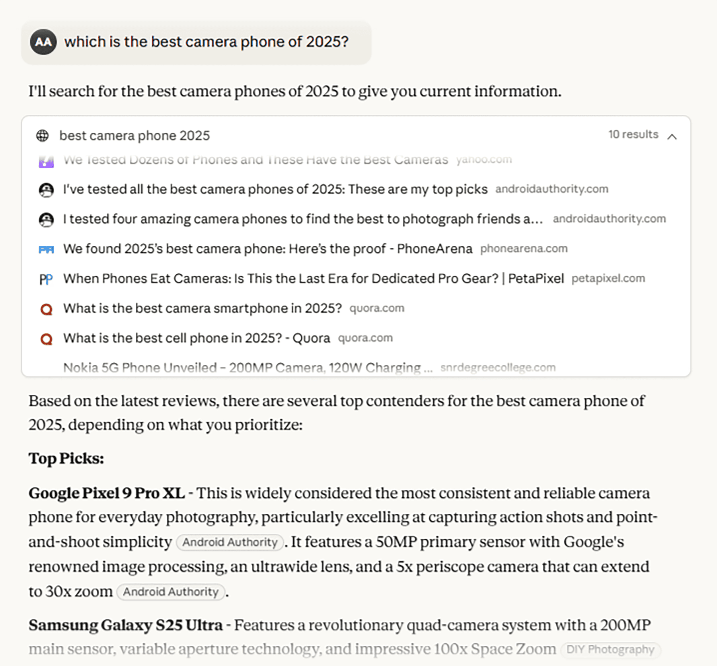 Claude – Best camera phone