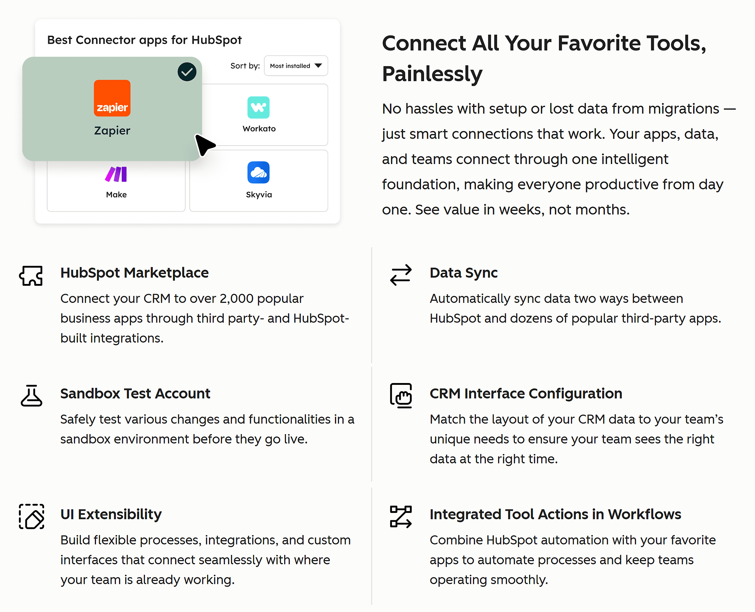 HubSpot &ndash; CRM Product Page