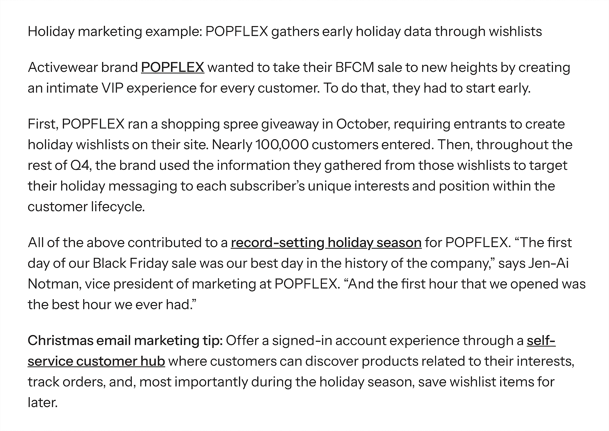 Klaviyo &ndash; Case studies, screenshots & examples