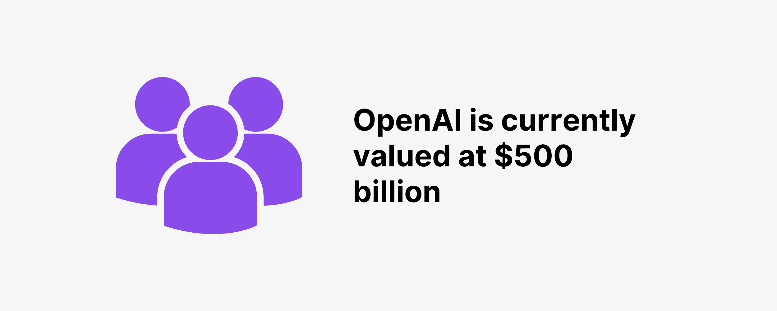openai-valuation OpenAI is currently valued at $500 billion