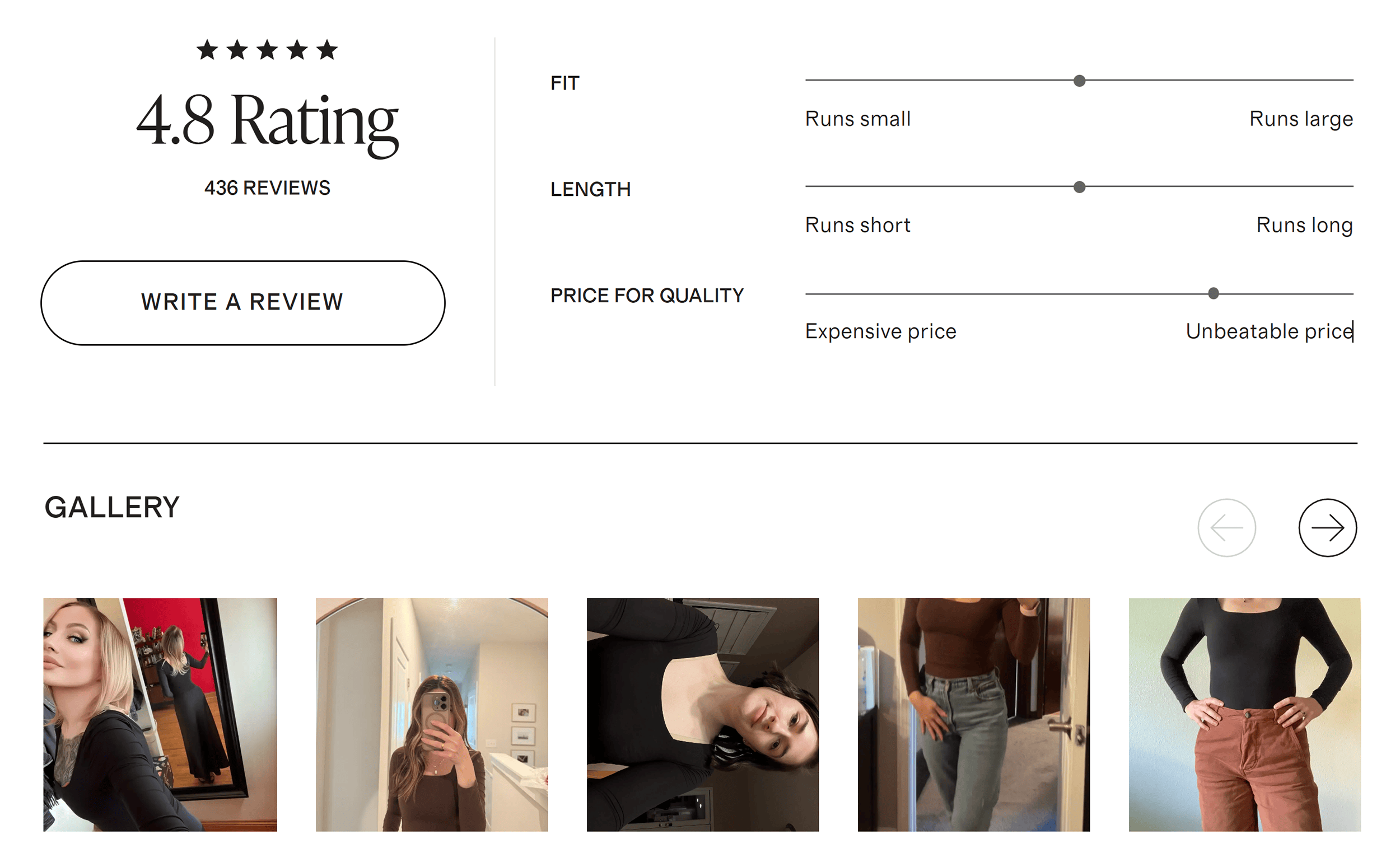 Quince – Reviwing system