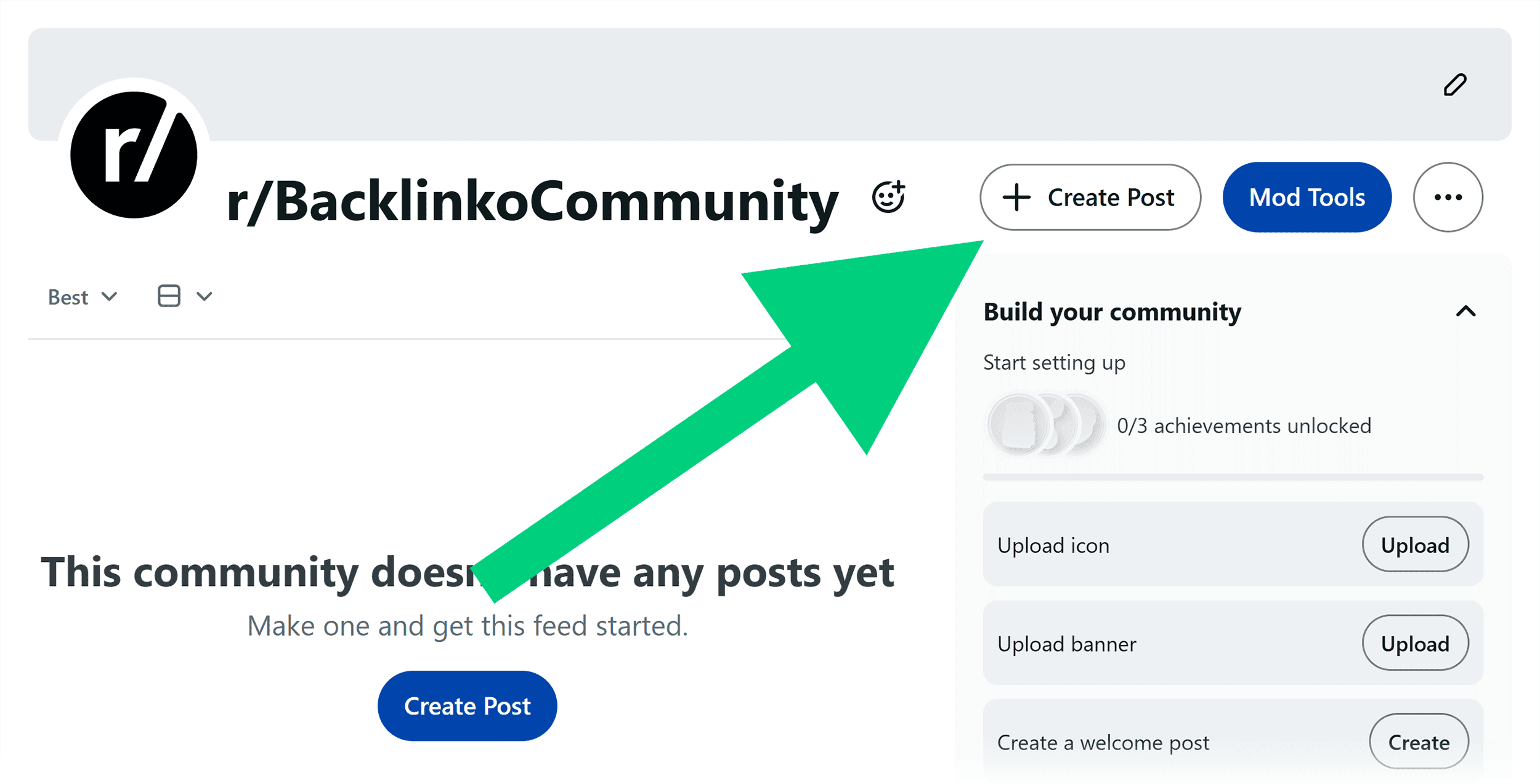 Reddit-r/BacklinkoCommunity &ndash; Create Post