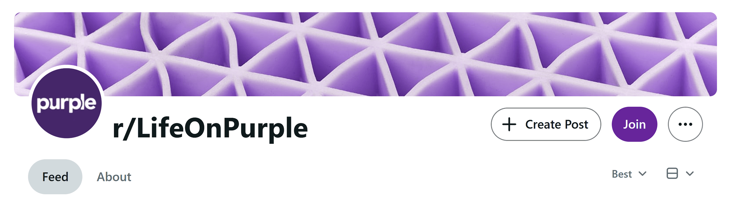 Reddit &ndash; r/LifeOnPurple &ndash; Brand identity