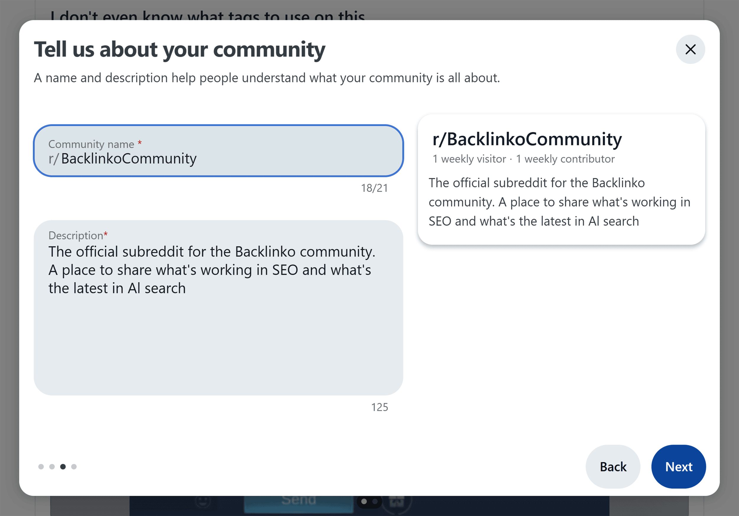 Reddit &ndash; Tell us about your community