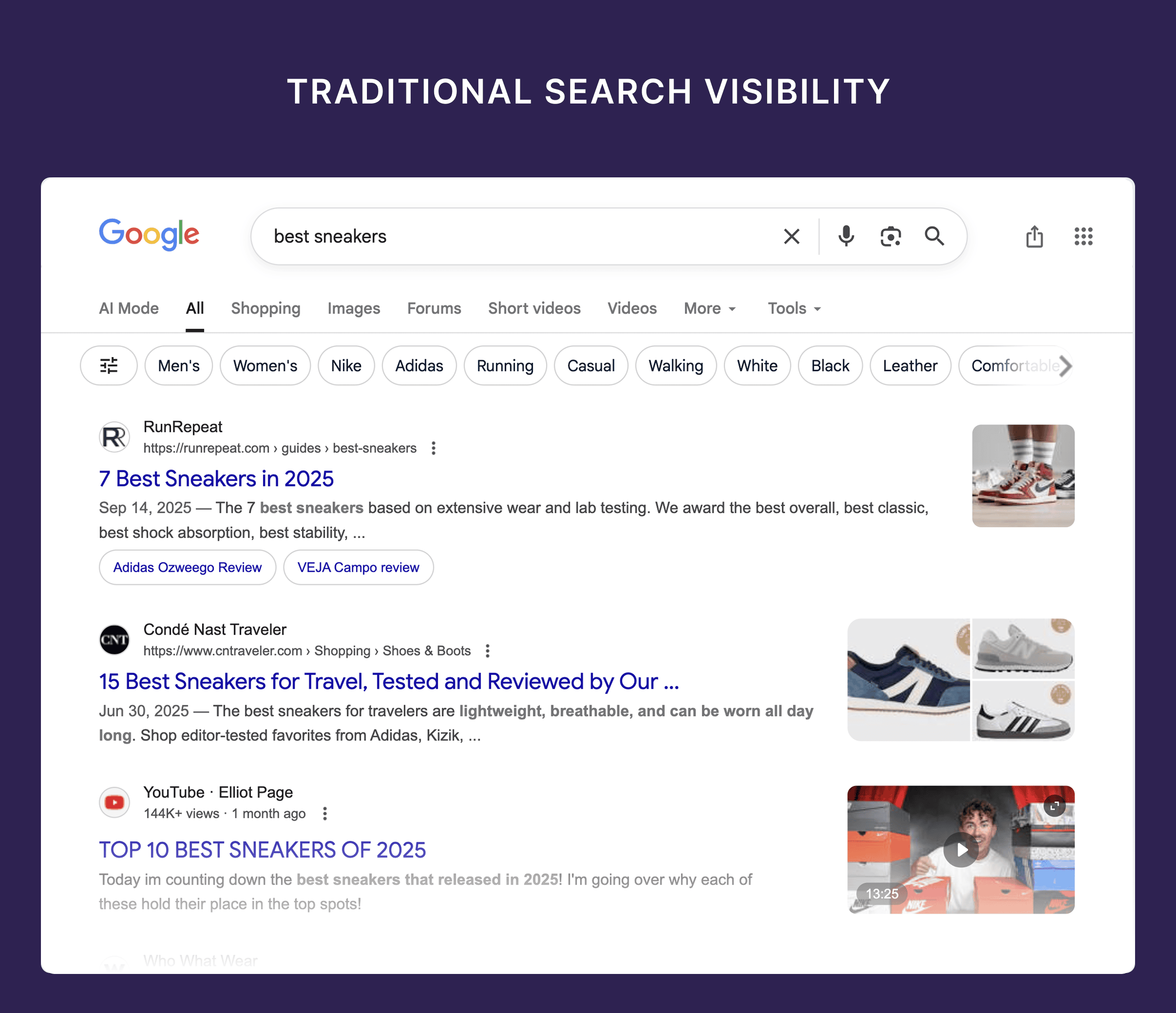 Traditional Search Visibility