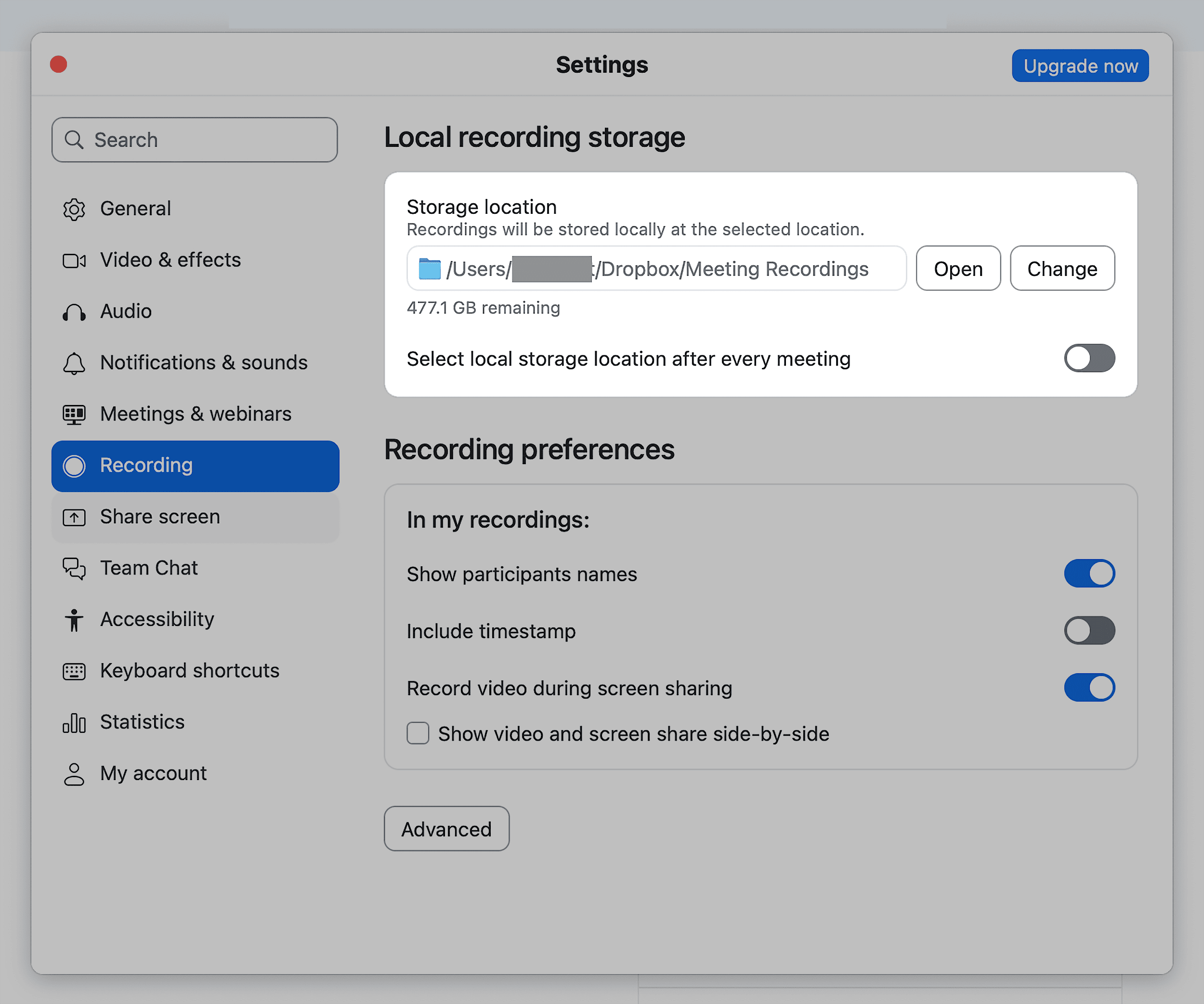 Adjusting Zoom Settings Adjusting Zoom Settings
