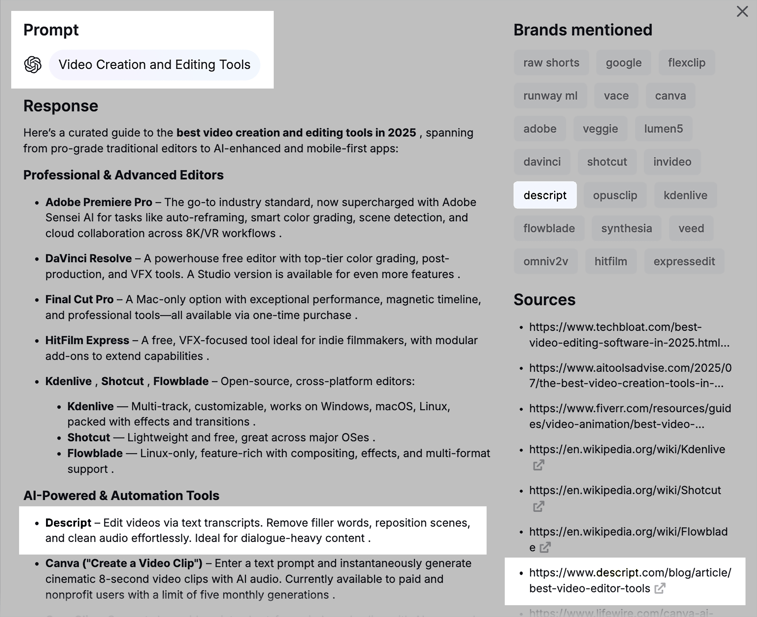 ChatGPT – Video Creation & Editing Tools ChatGPT – Video Creation & Editing Tools