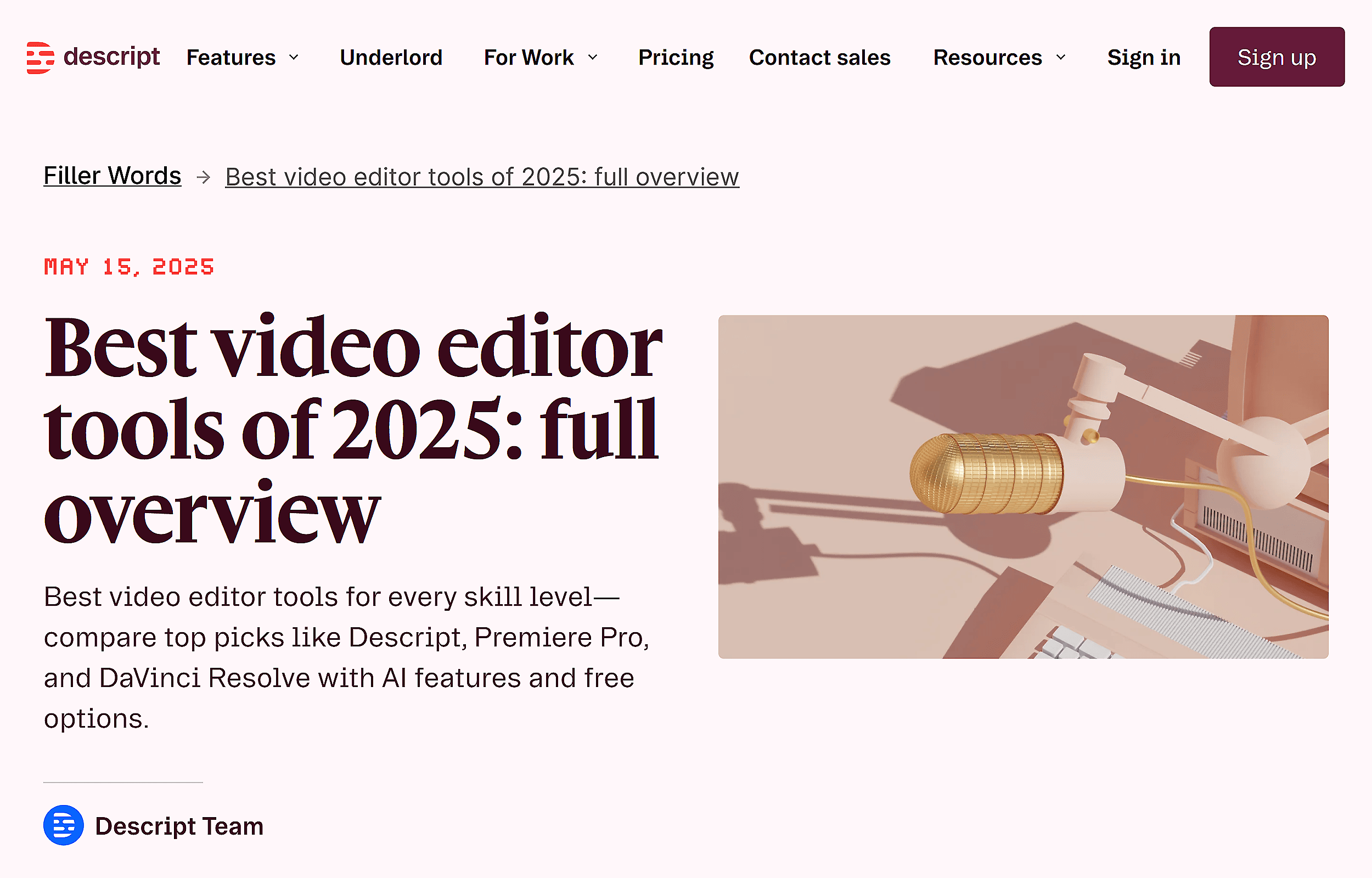 Descript – Blog Article Descript – Blog Article