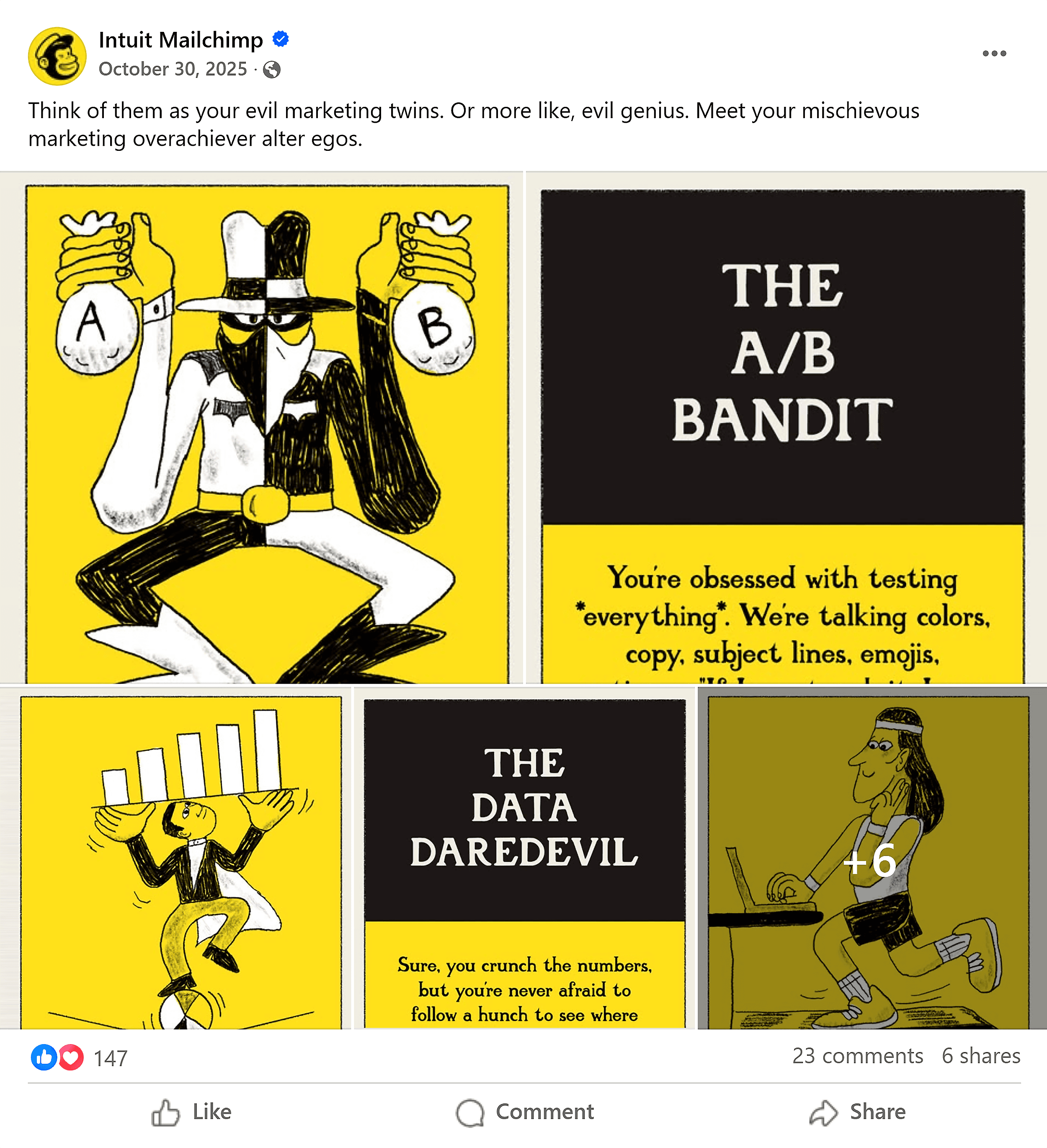 Facebook &ndash; Mailchimp &ndash; Explains marketing topics