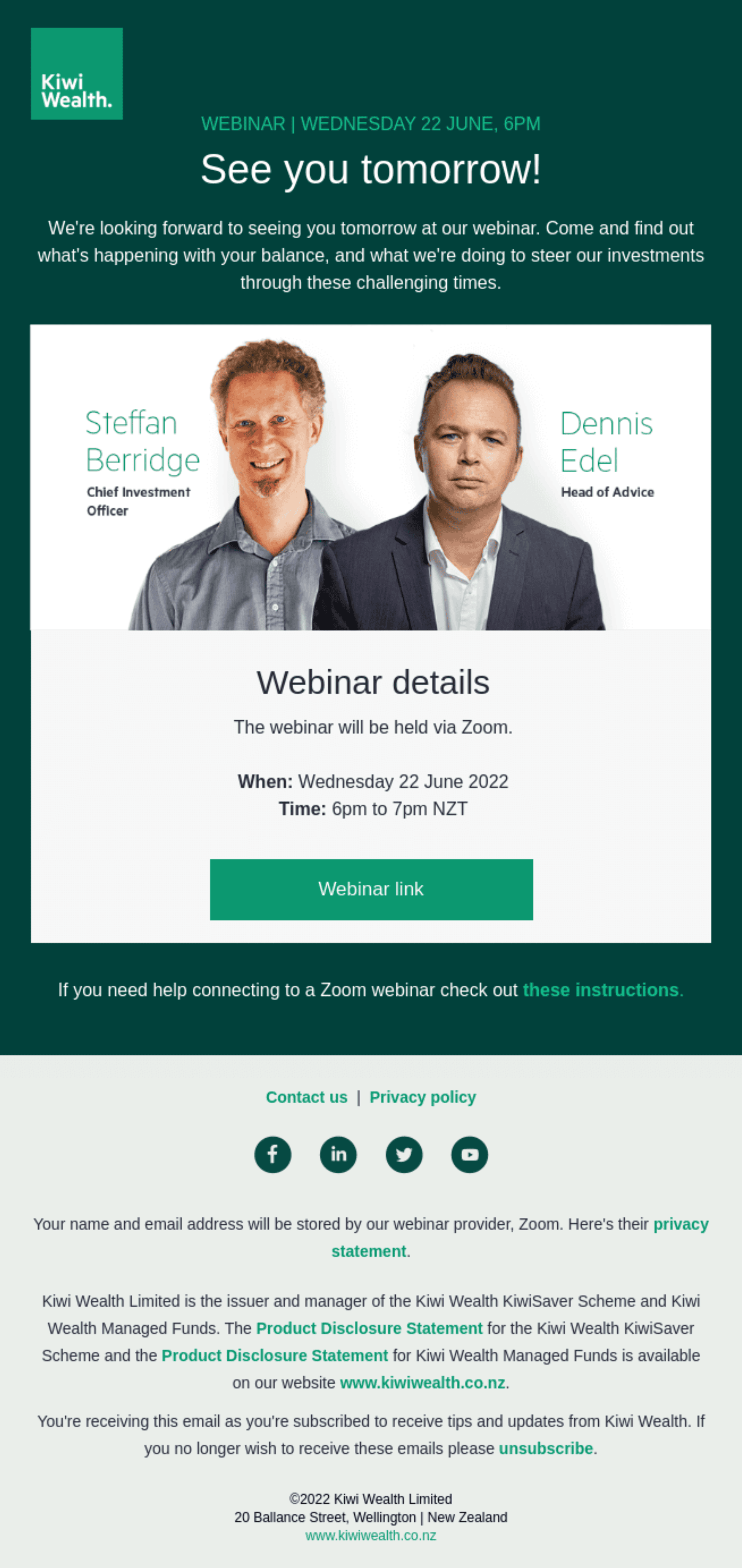 Great email reminder Great email reminder