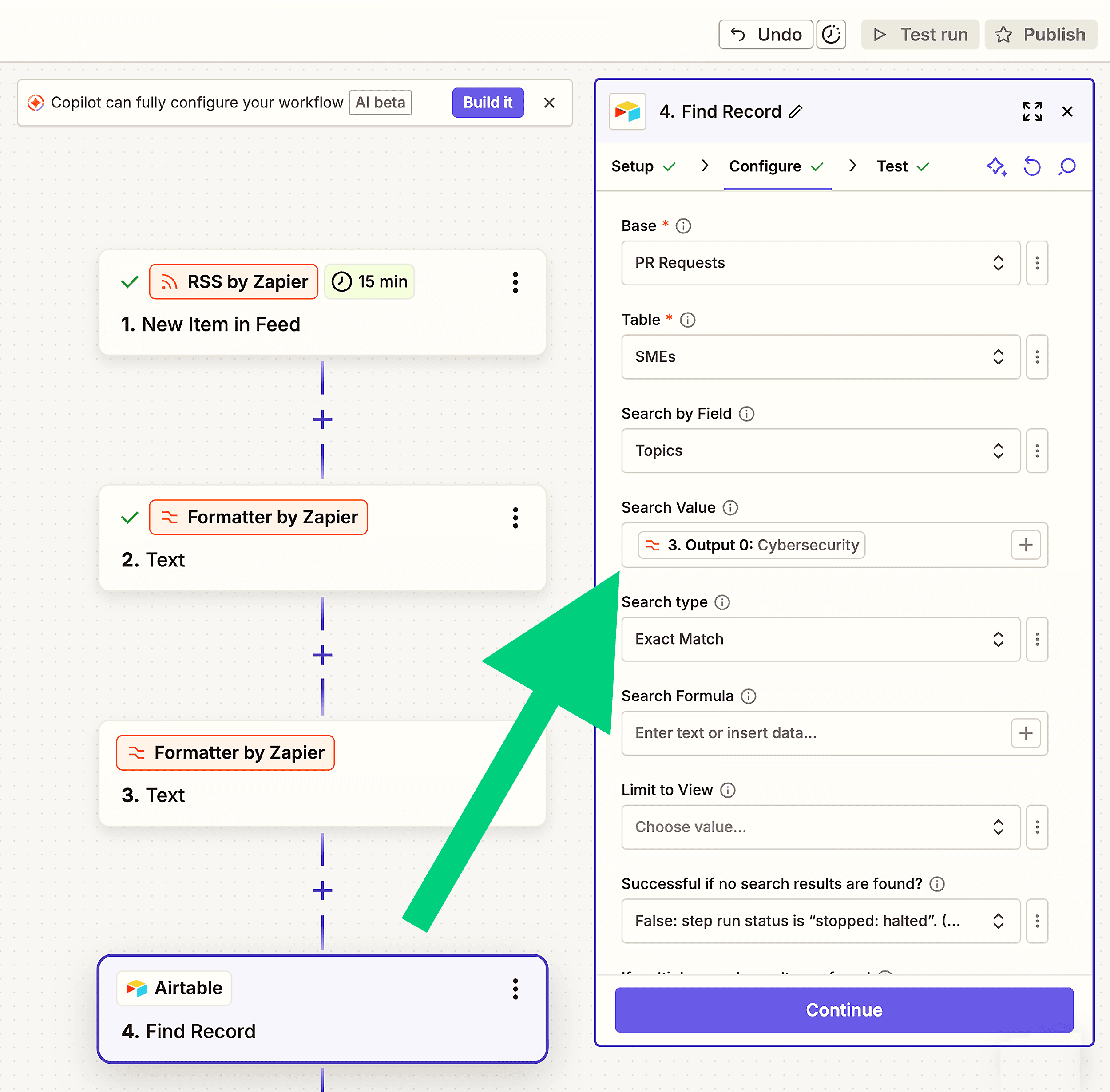 Map the Search Value Map the Search Value