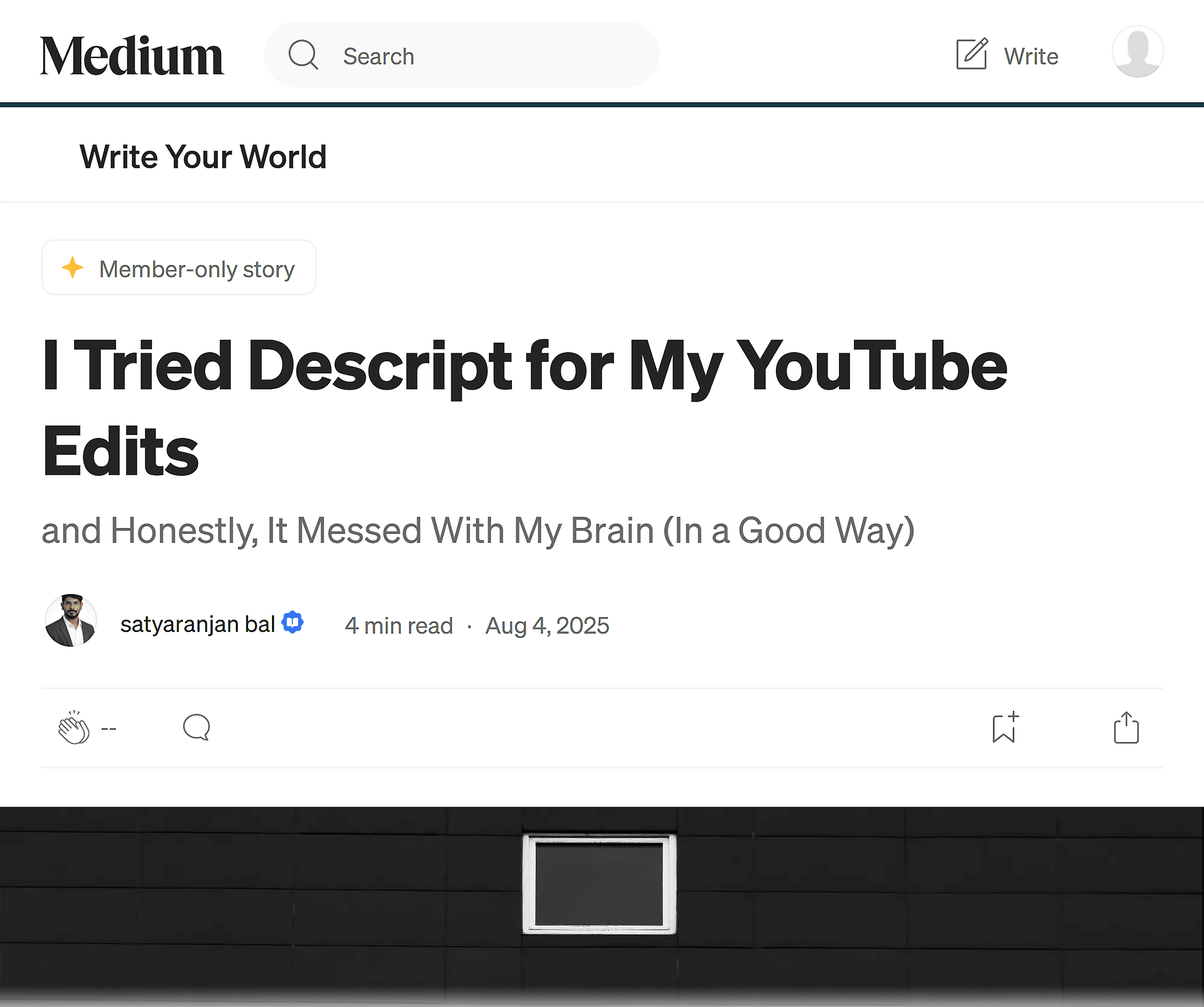 Medium – Descript article Medium – Descript article