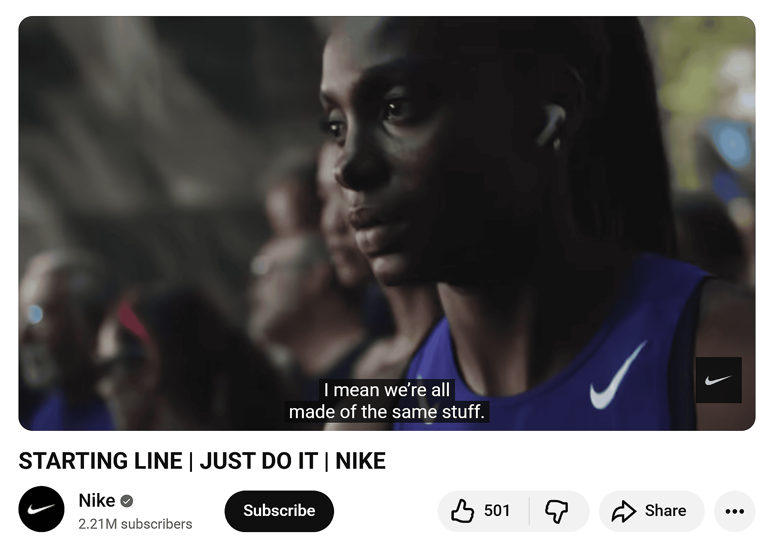 YouTube &ndash; Nike &ndash; Brand tone of voice