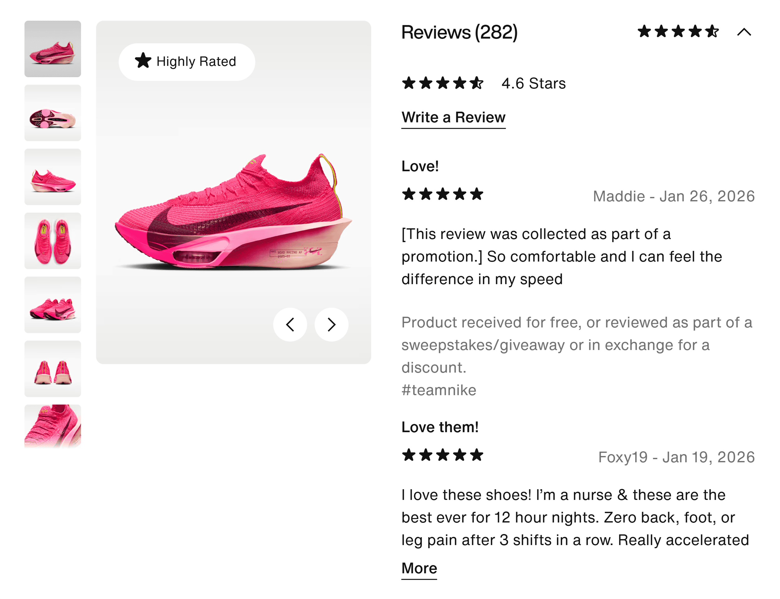 Nike &ndash; Reviews