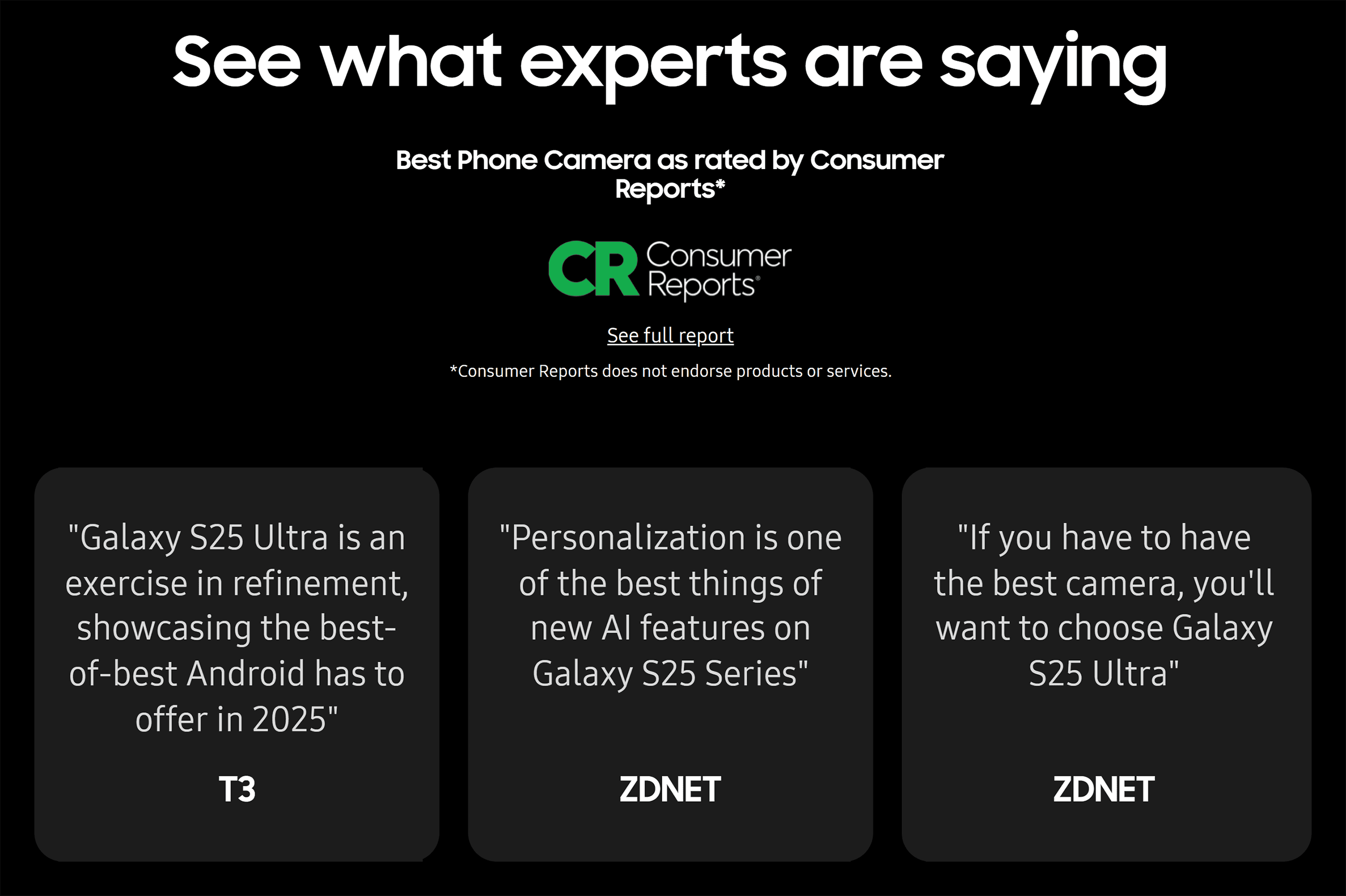 Samsung &ndash; What experts say
