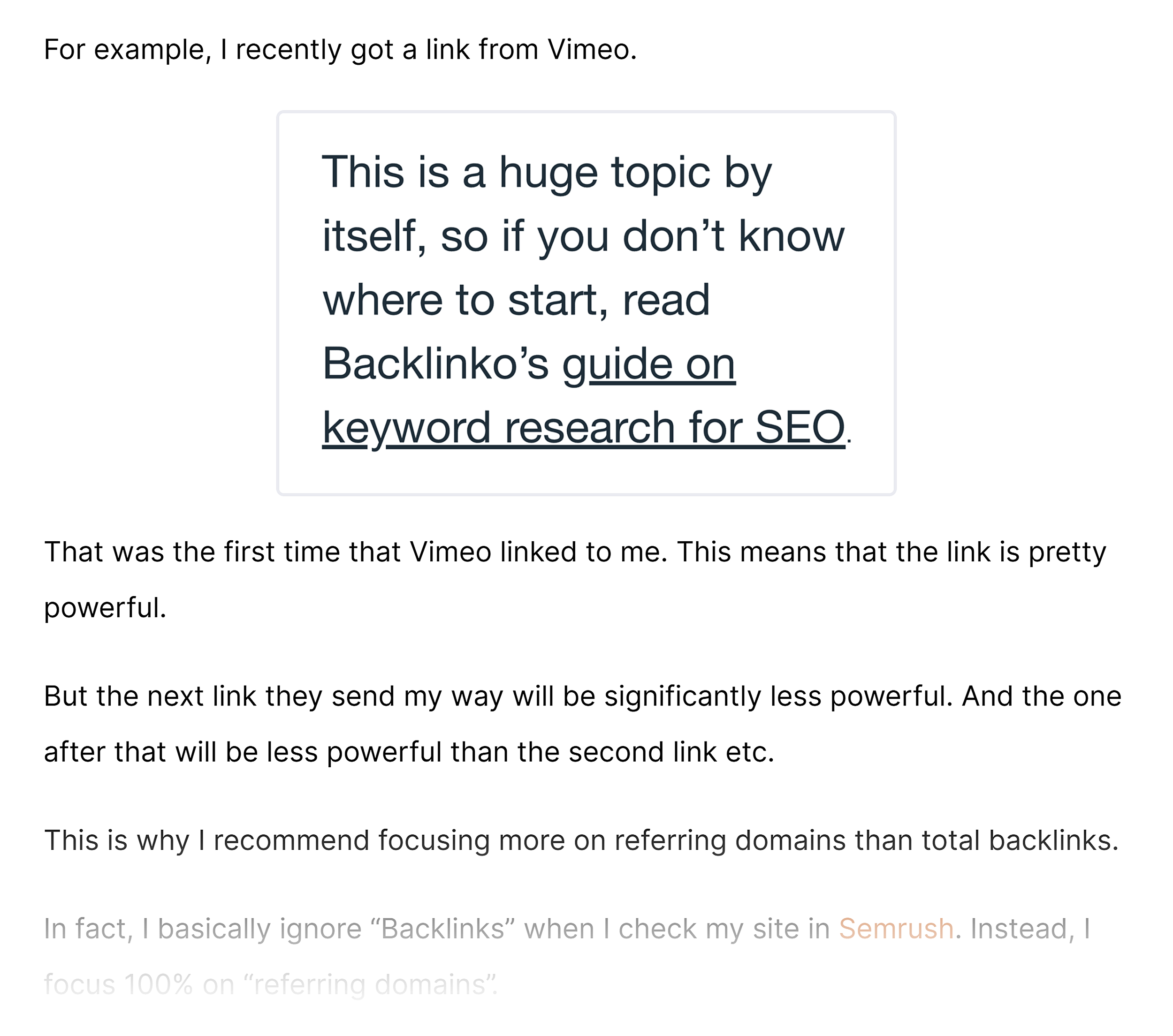 Backlinko – SEO Metrics – Example Backlinko – SEO Metrics – Example