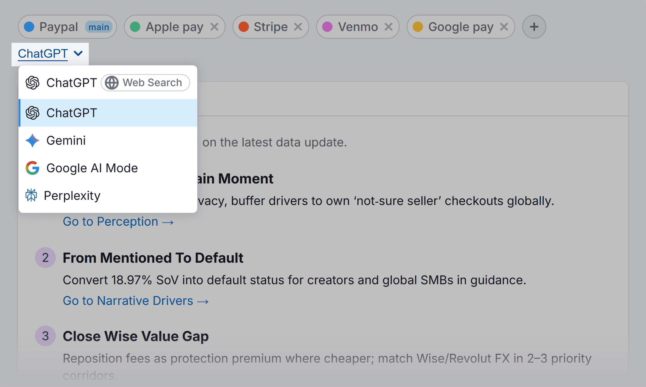 Brand Performance &ndash; Paypal &ndash; Select platform