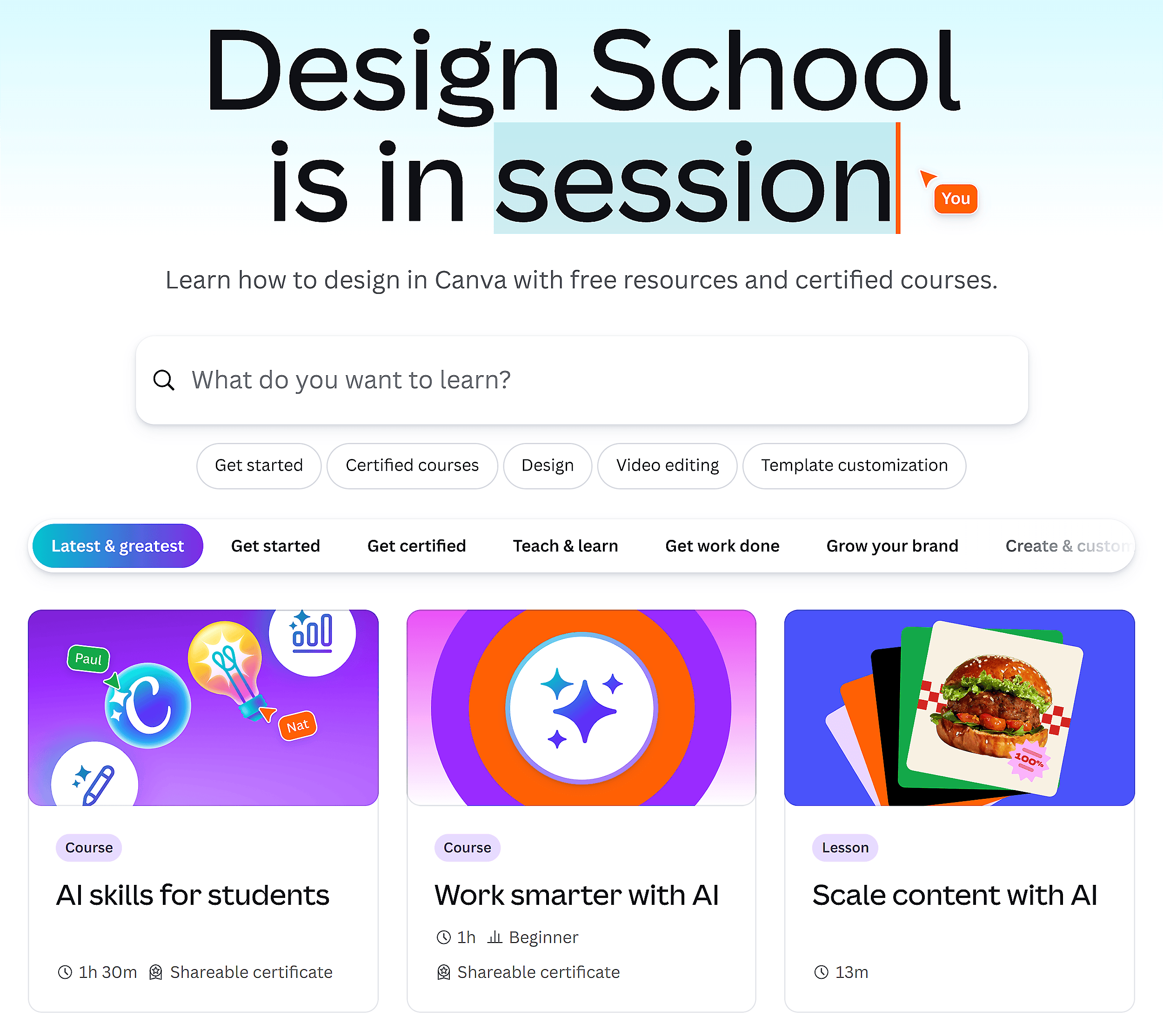 Canva &ndash; Design School