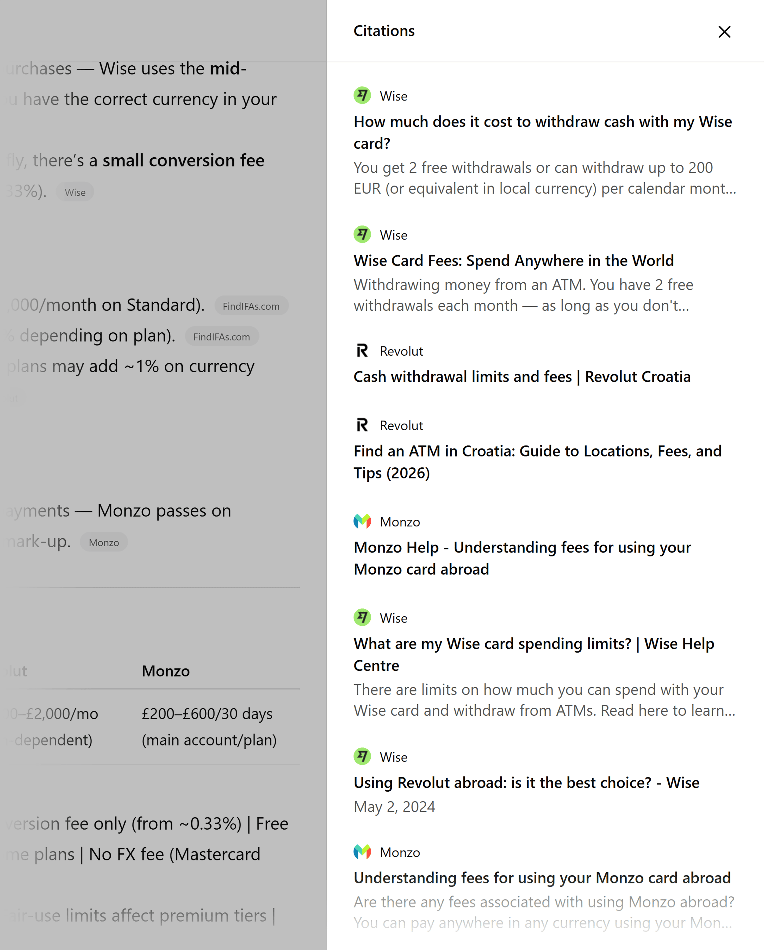 ChatGPT &ndash; Brand sources