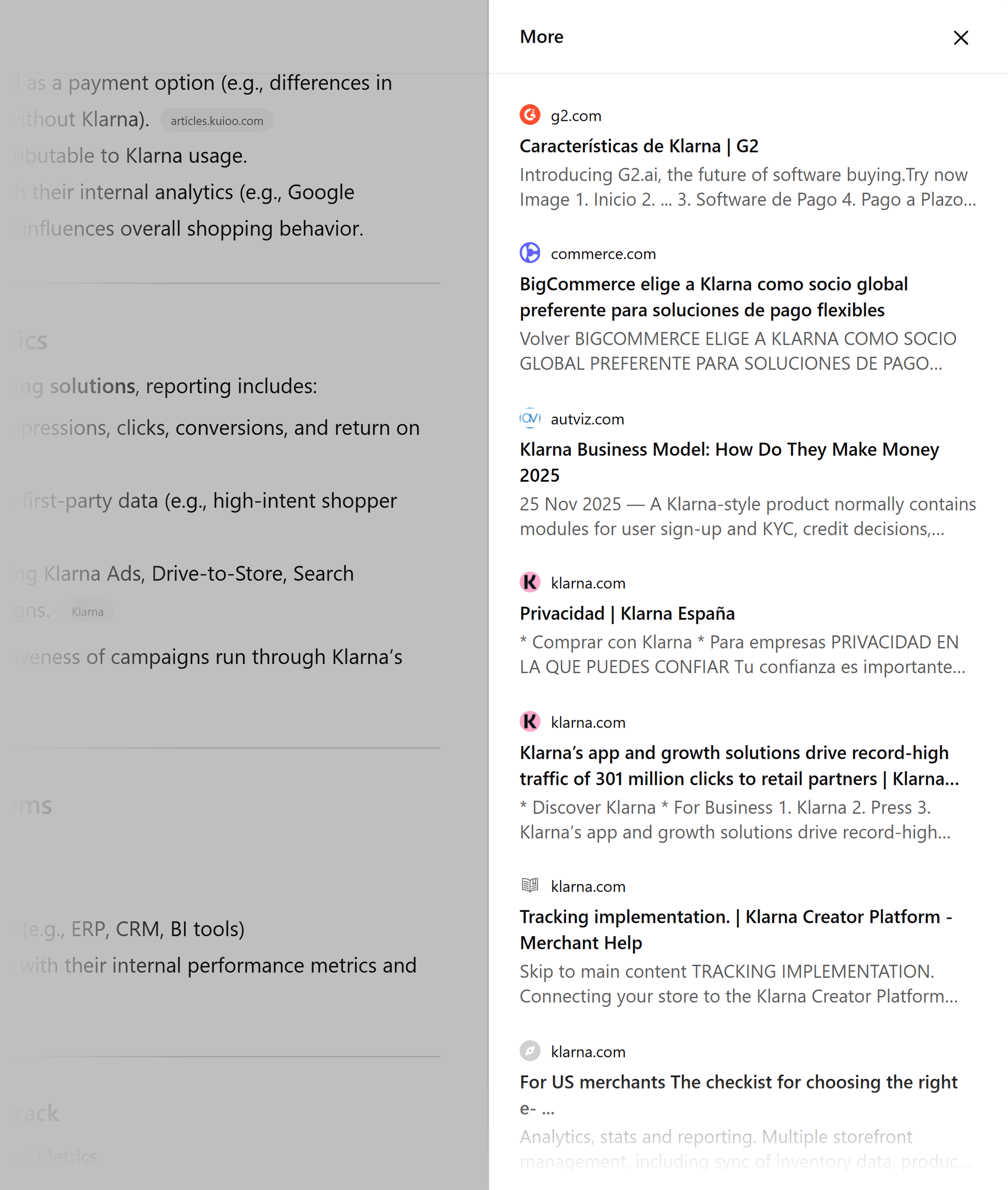 ChatGPT &ndash; Klarna citations