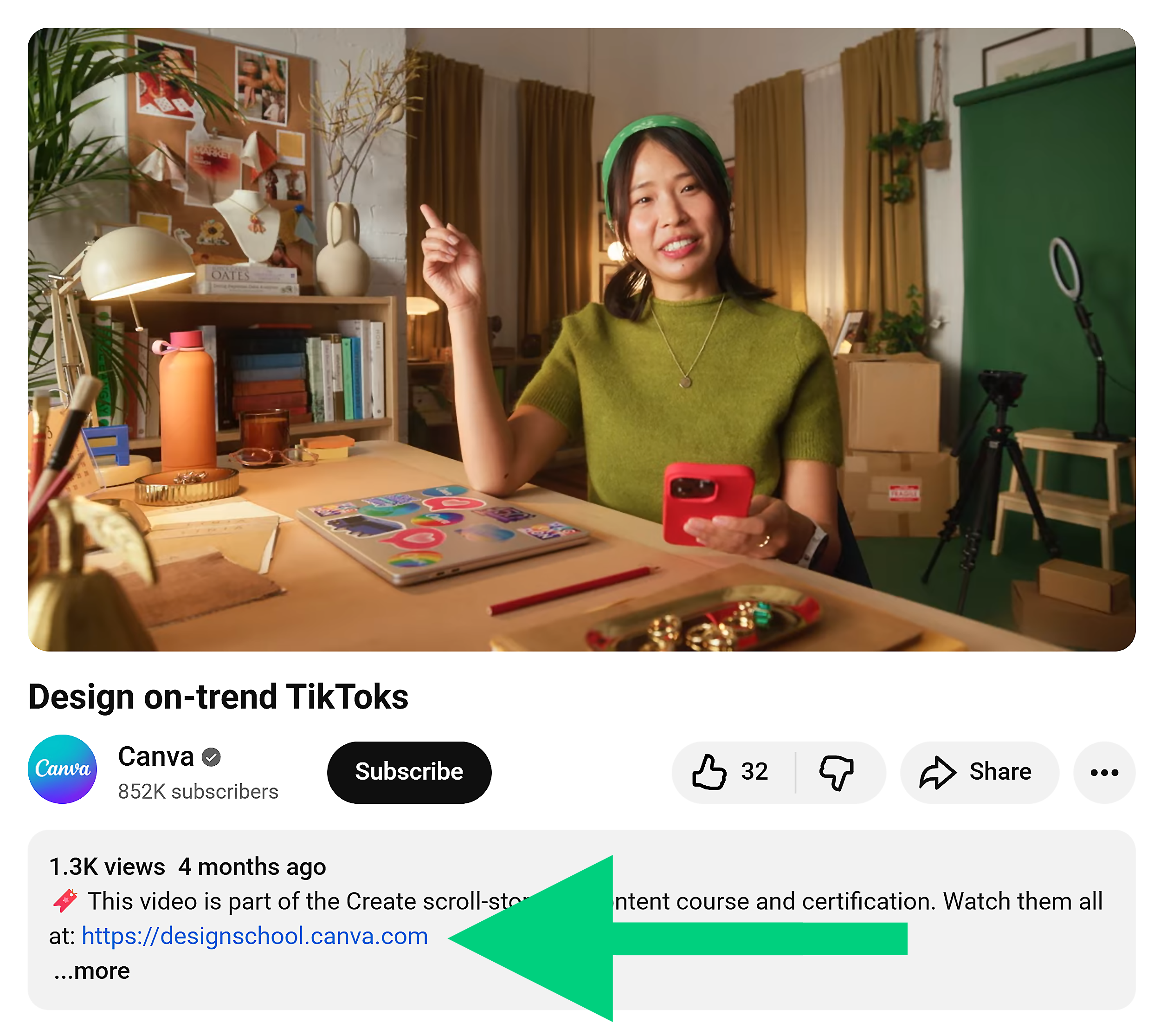 YouTube &ndash; Link to Canva Design School