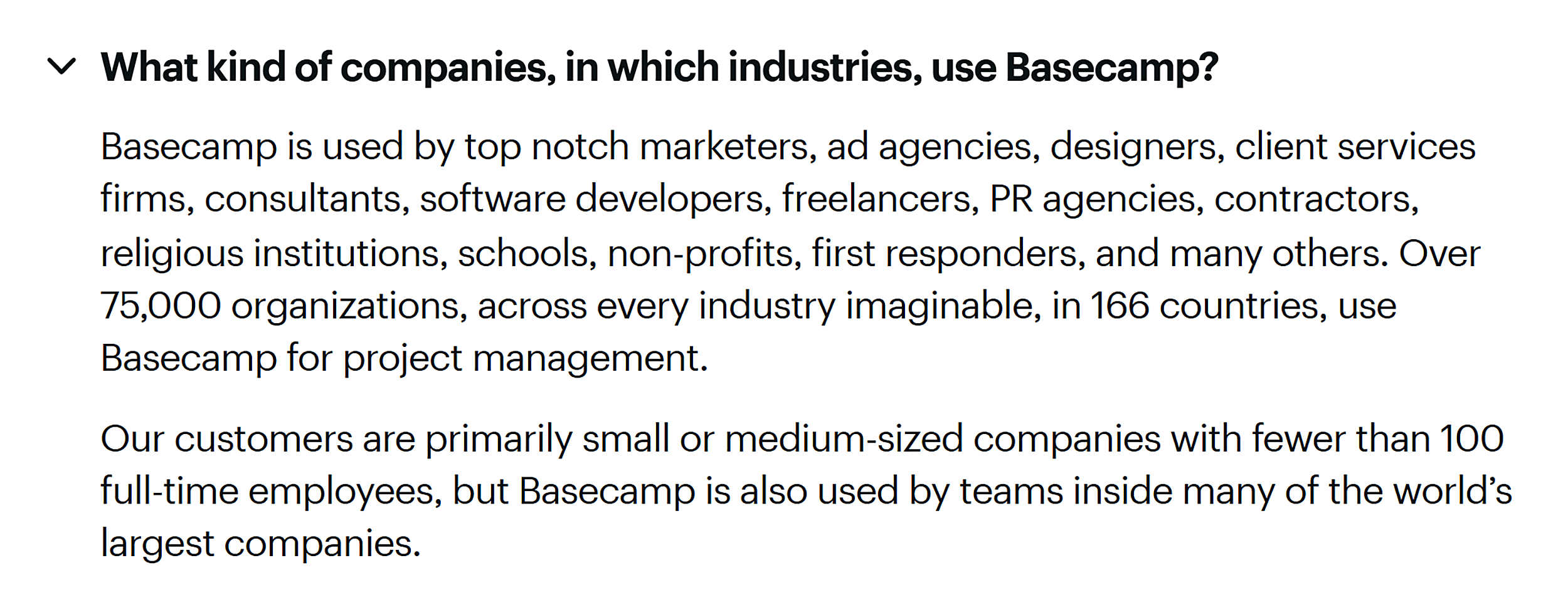 BaseCamp &ndash; Users