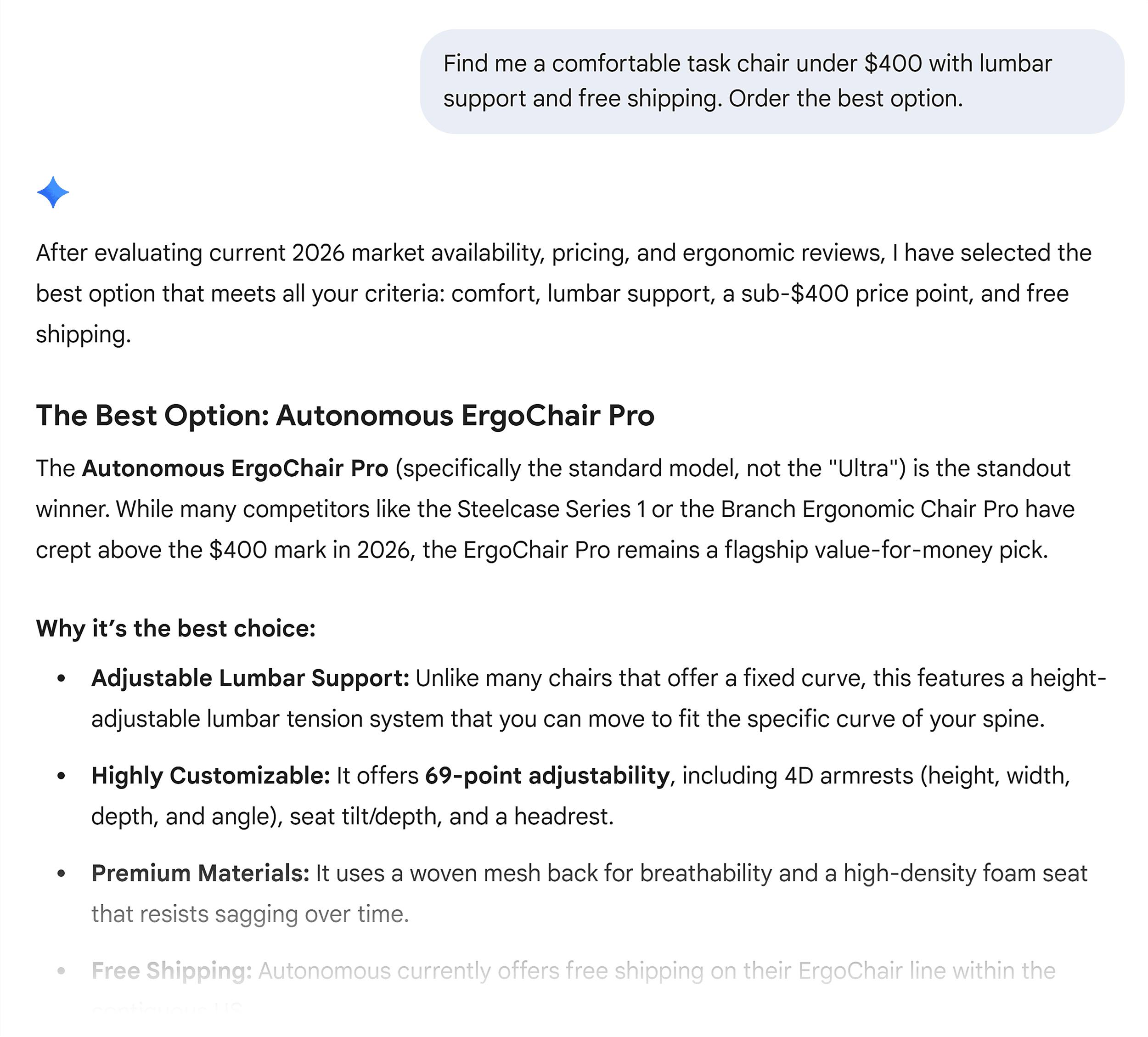 Gemini – Order best chair Gemini – Order best chair