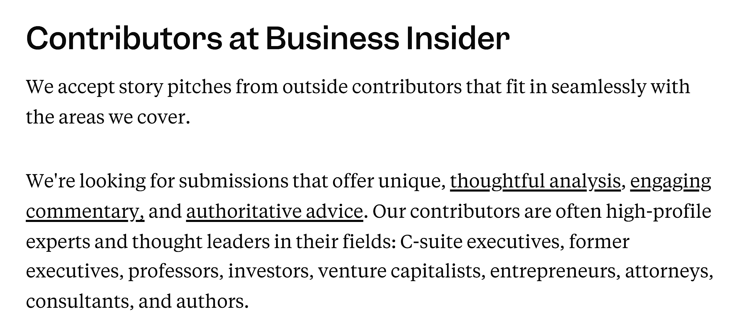 How to write for Business Insider How to write for Business Insider