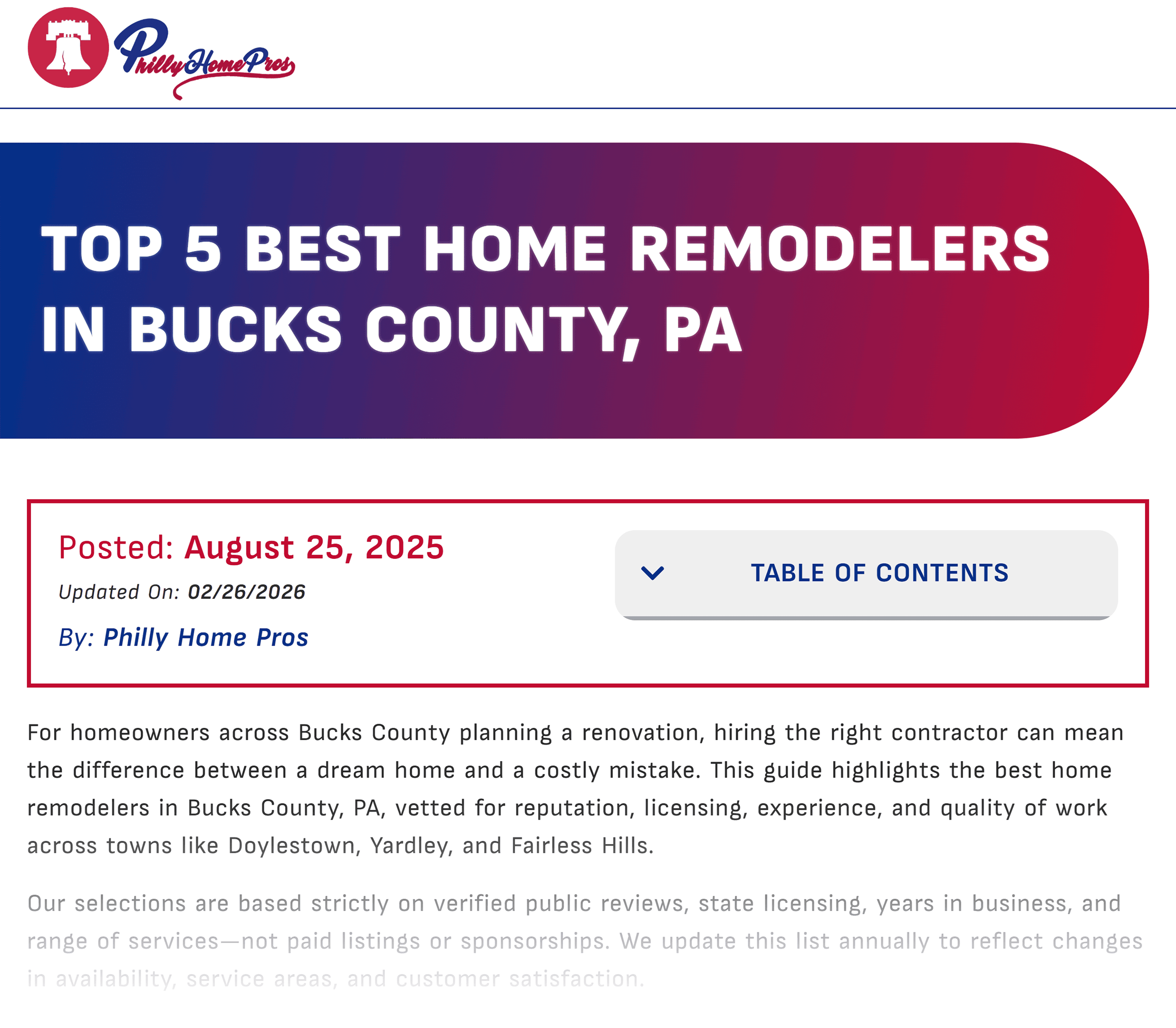 Philly Home Pros – Best home remodelers