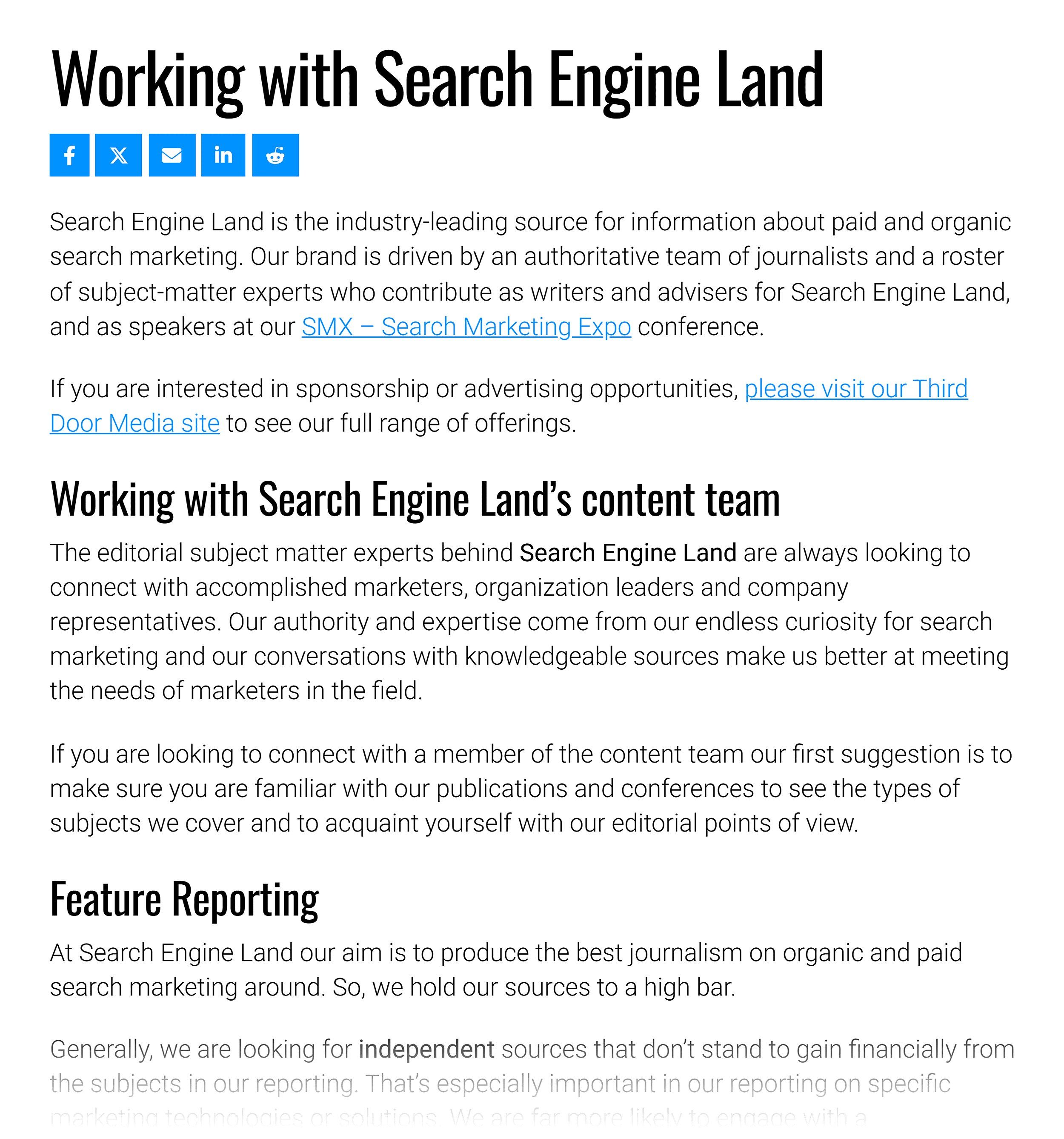 Search Engine Land – Contact Search Engine Land – Contact