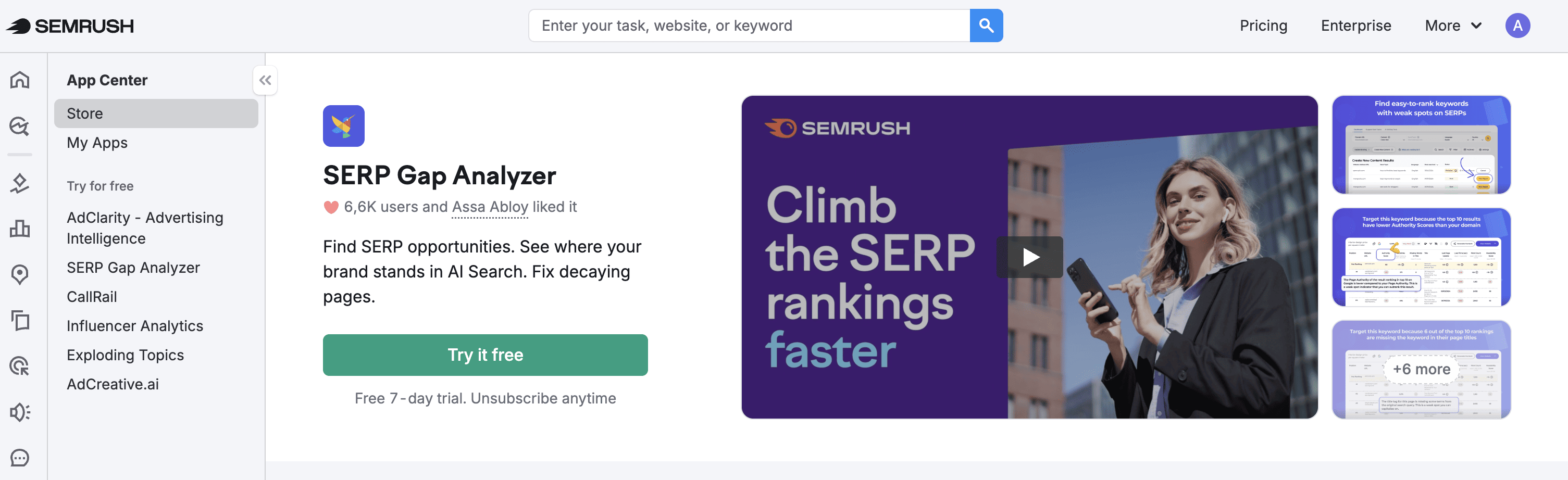 SERP Gap Analyzer