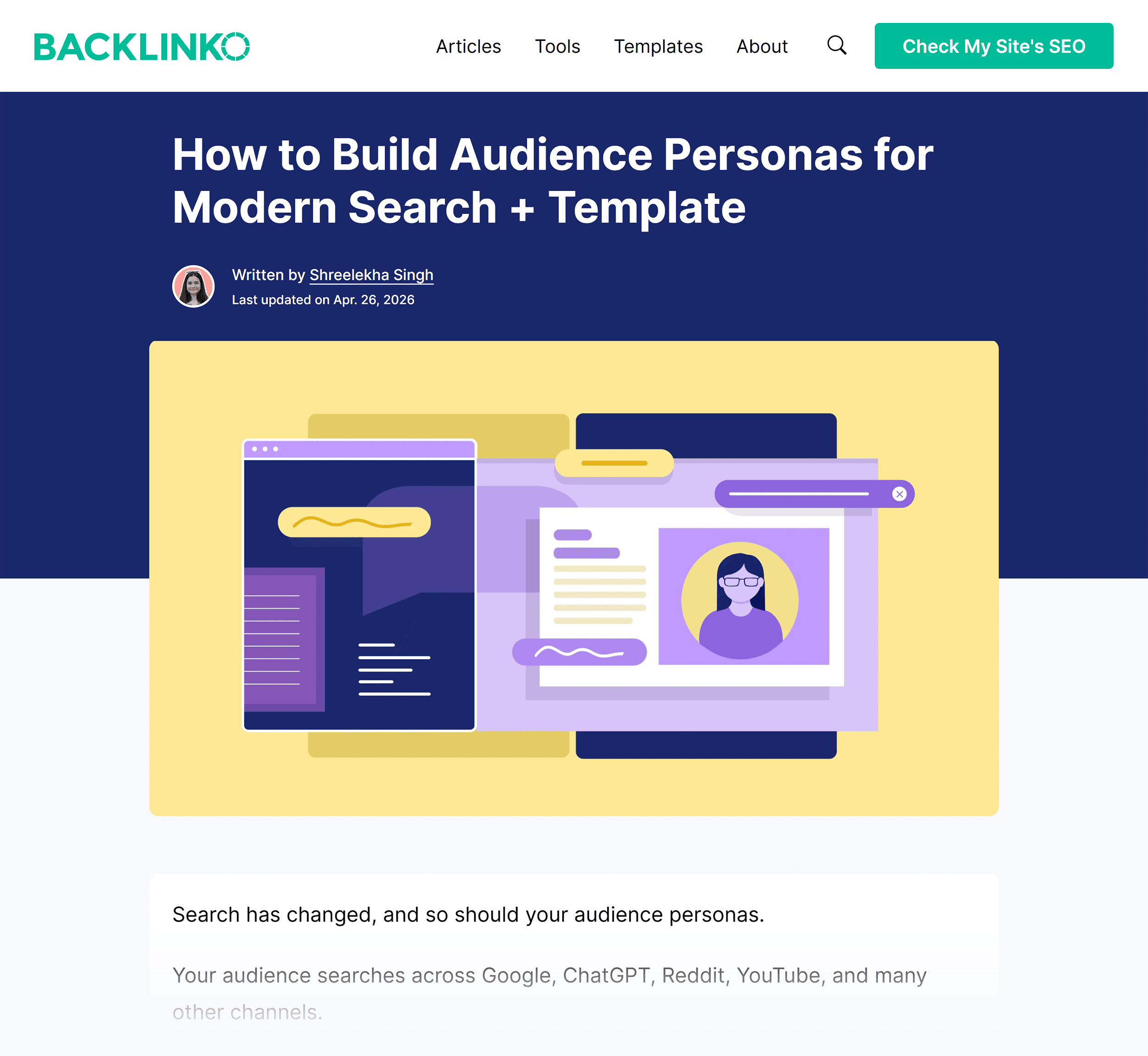 Backlinko &ndash; Audience personas