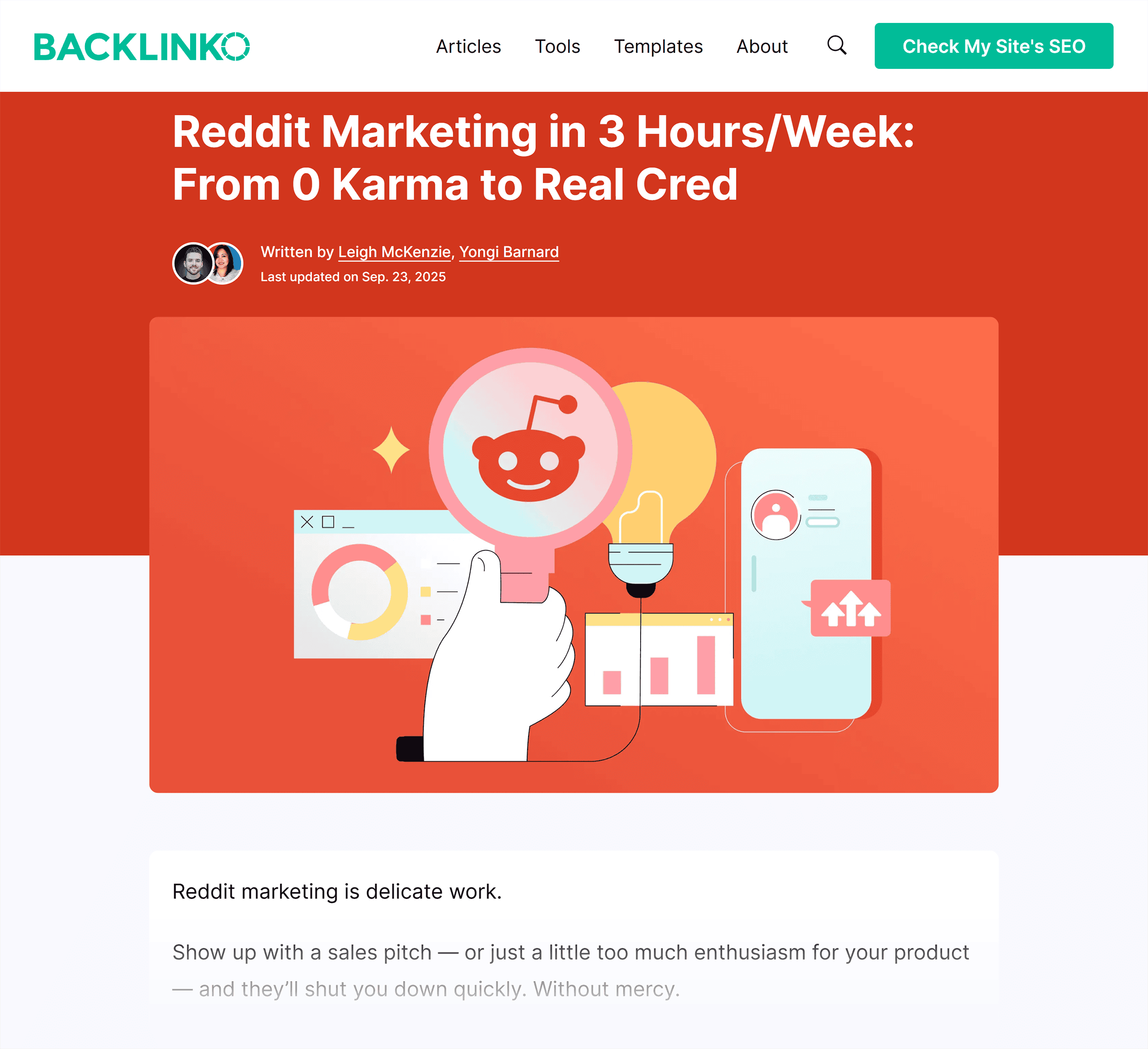 Backlinko &ndash; Reddit marketing