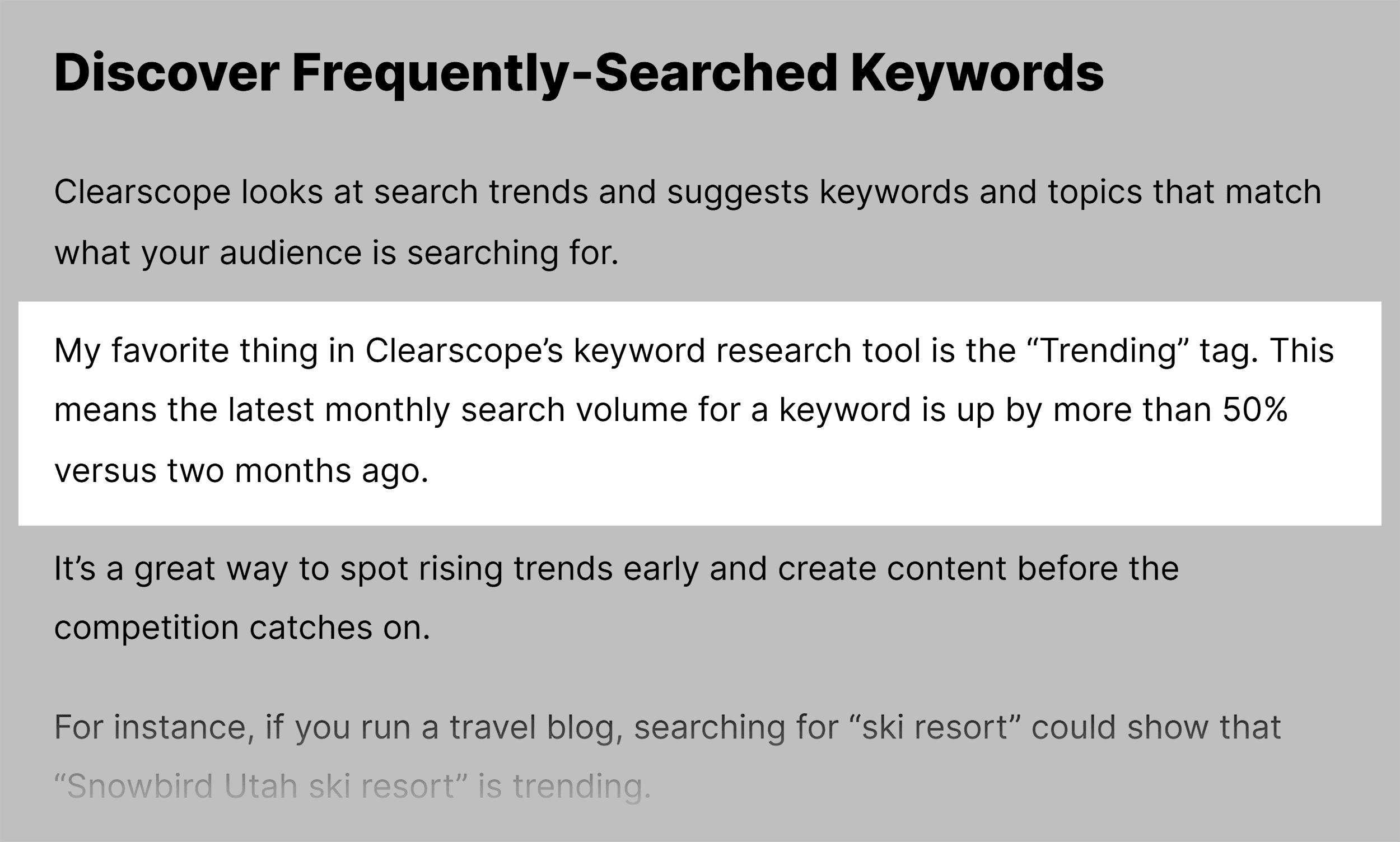 Best free SEO tools &ndash; Features