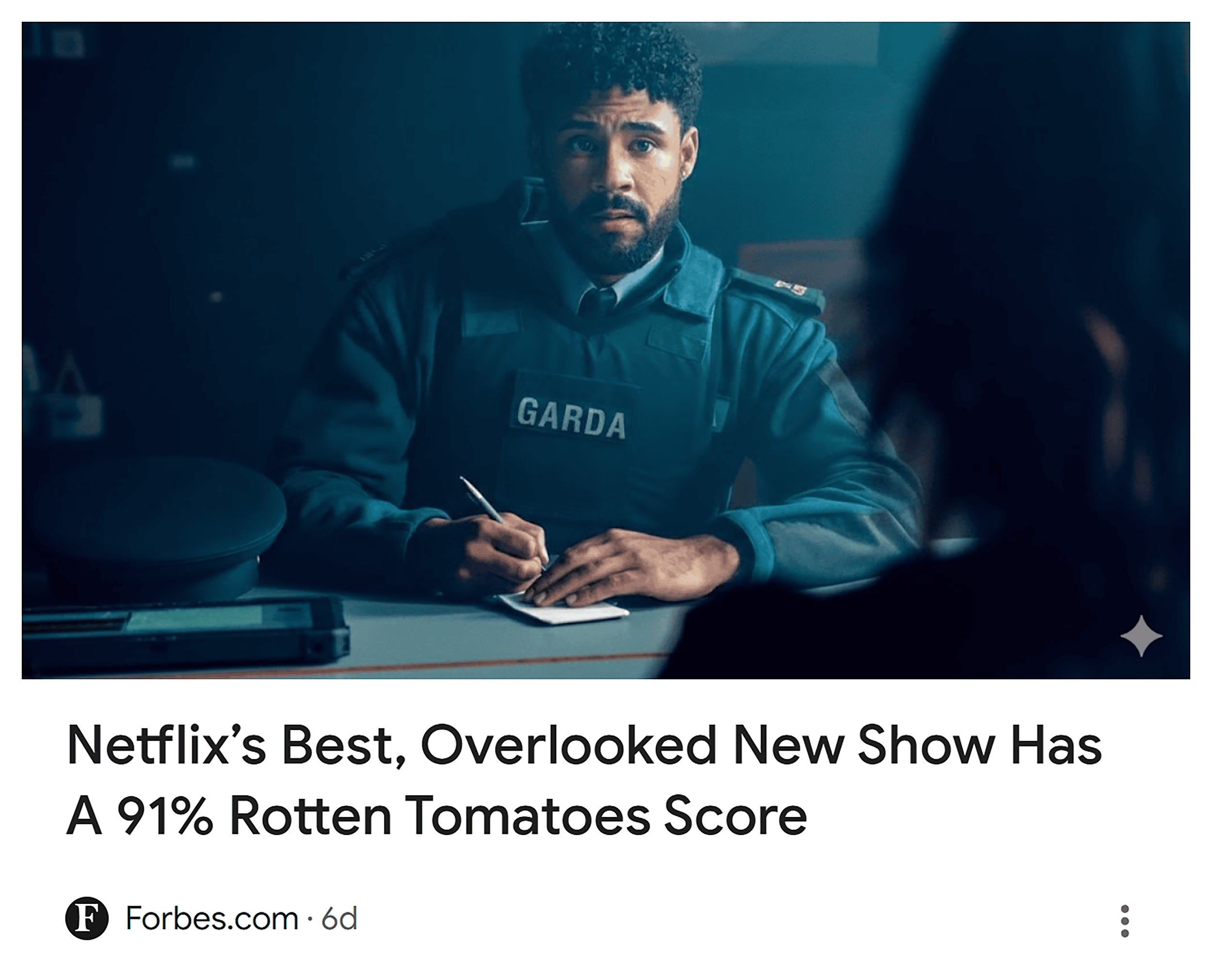 Google Discover – Forbes article