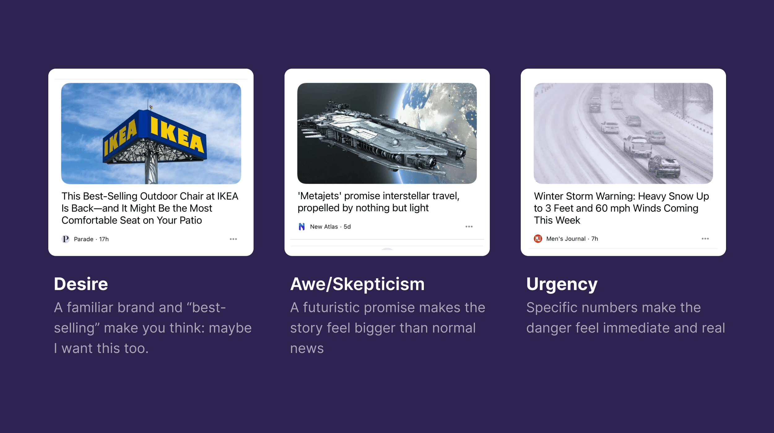 Google Discover – News type