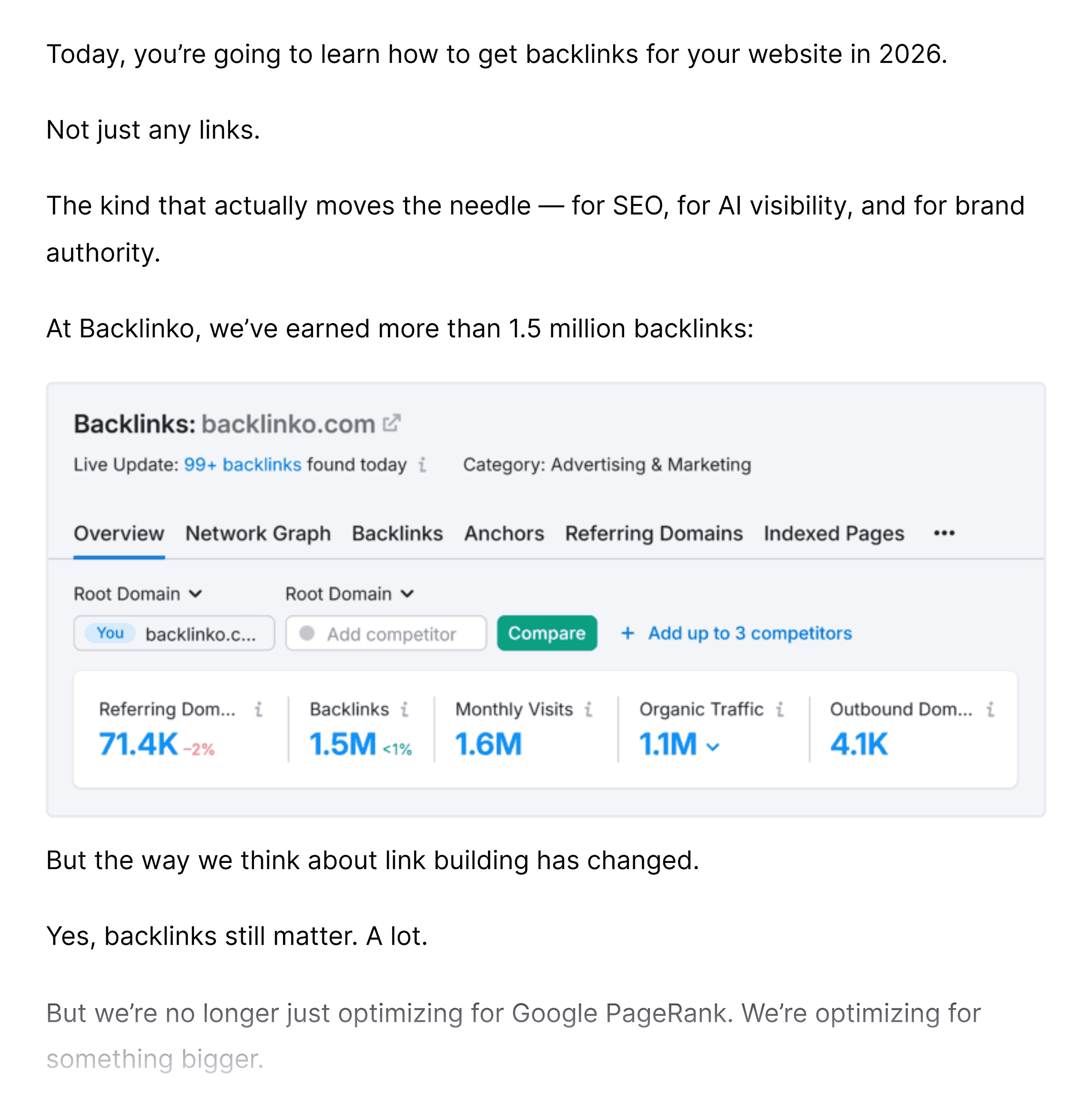 High quality backlinks &ndash; Examples