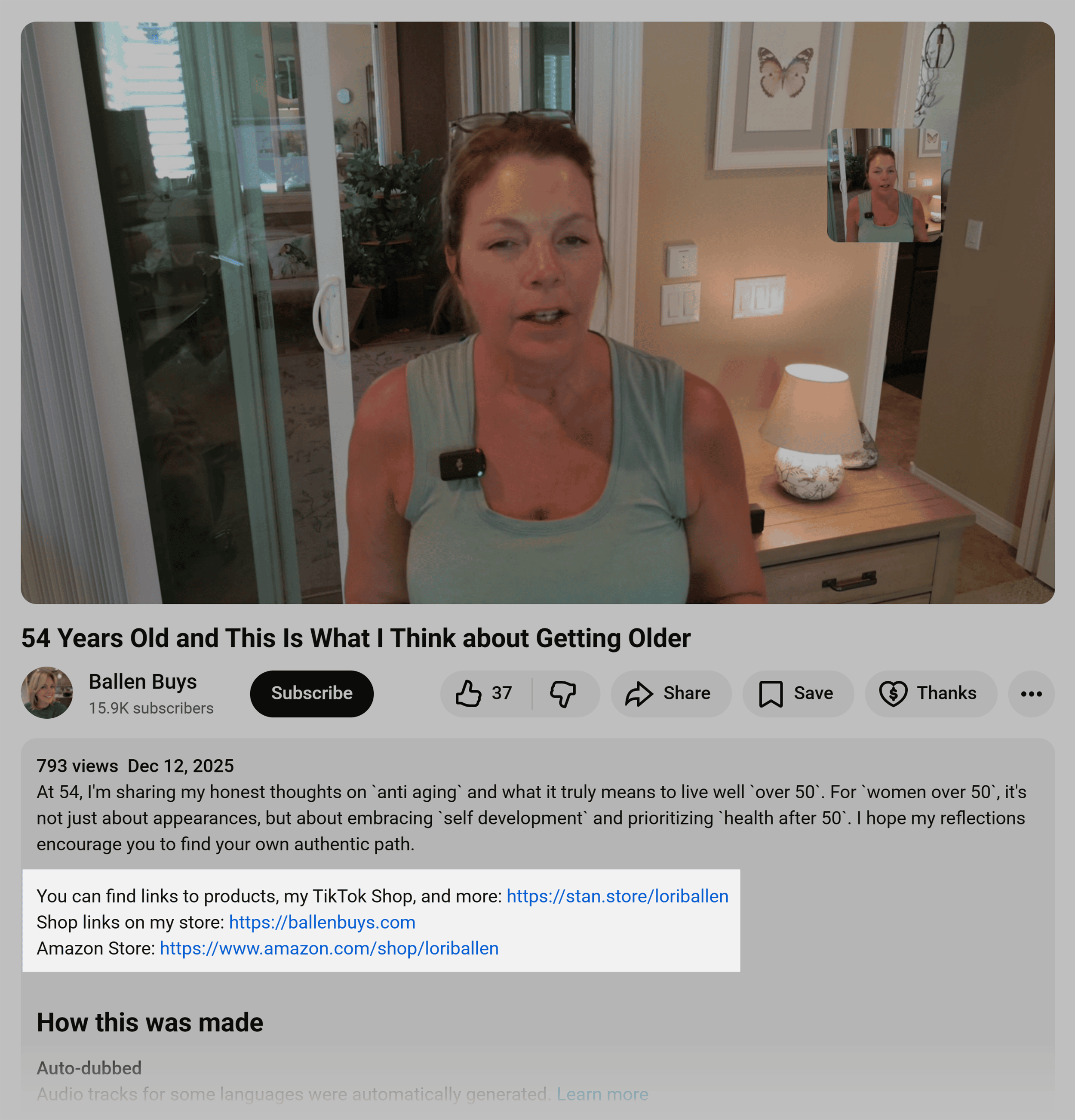 YouTube &ndash; Ballen Buys &ndash; Links