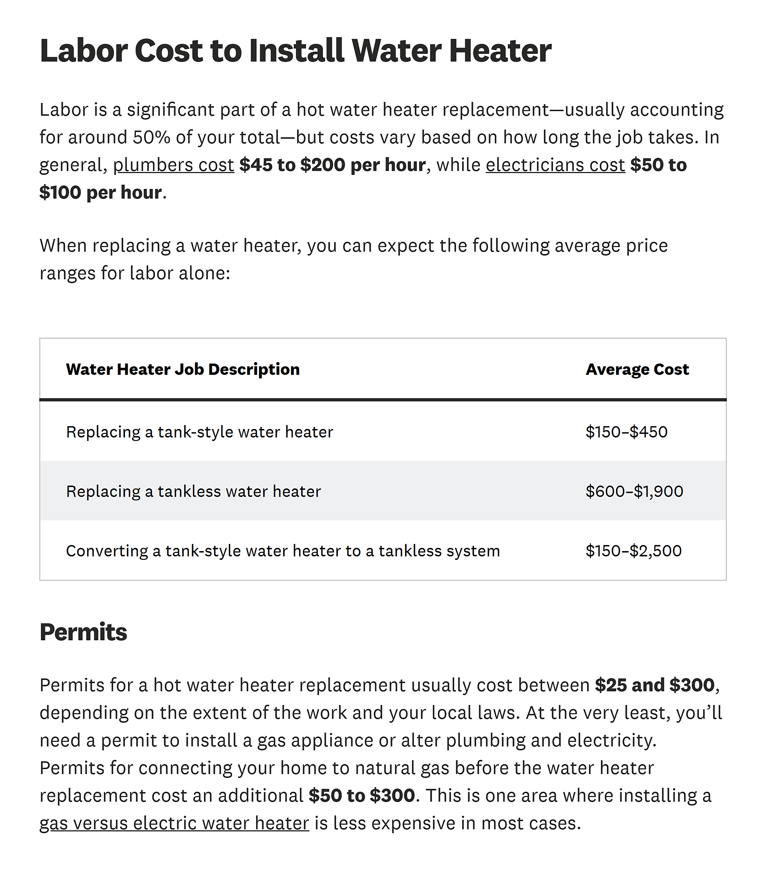 Angi &ndash; Water heater installation cost