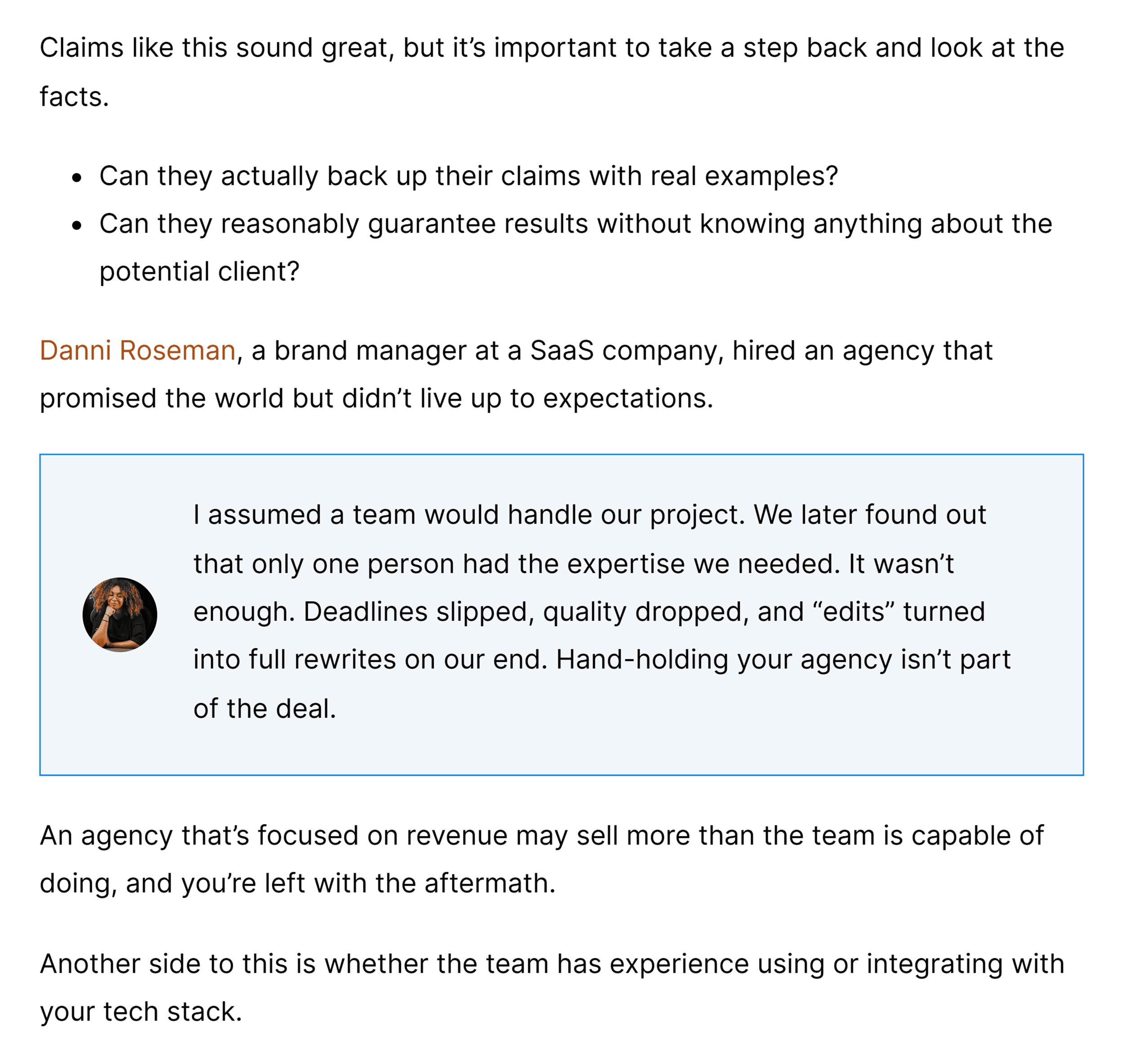 Backlinko – Choose a marketing agency – Expert quote Backlinko – Choose a marketing agency – Expert quote